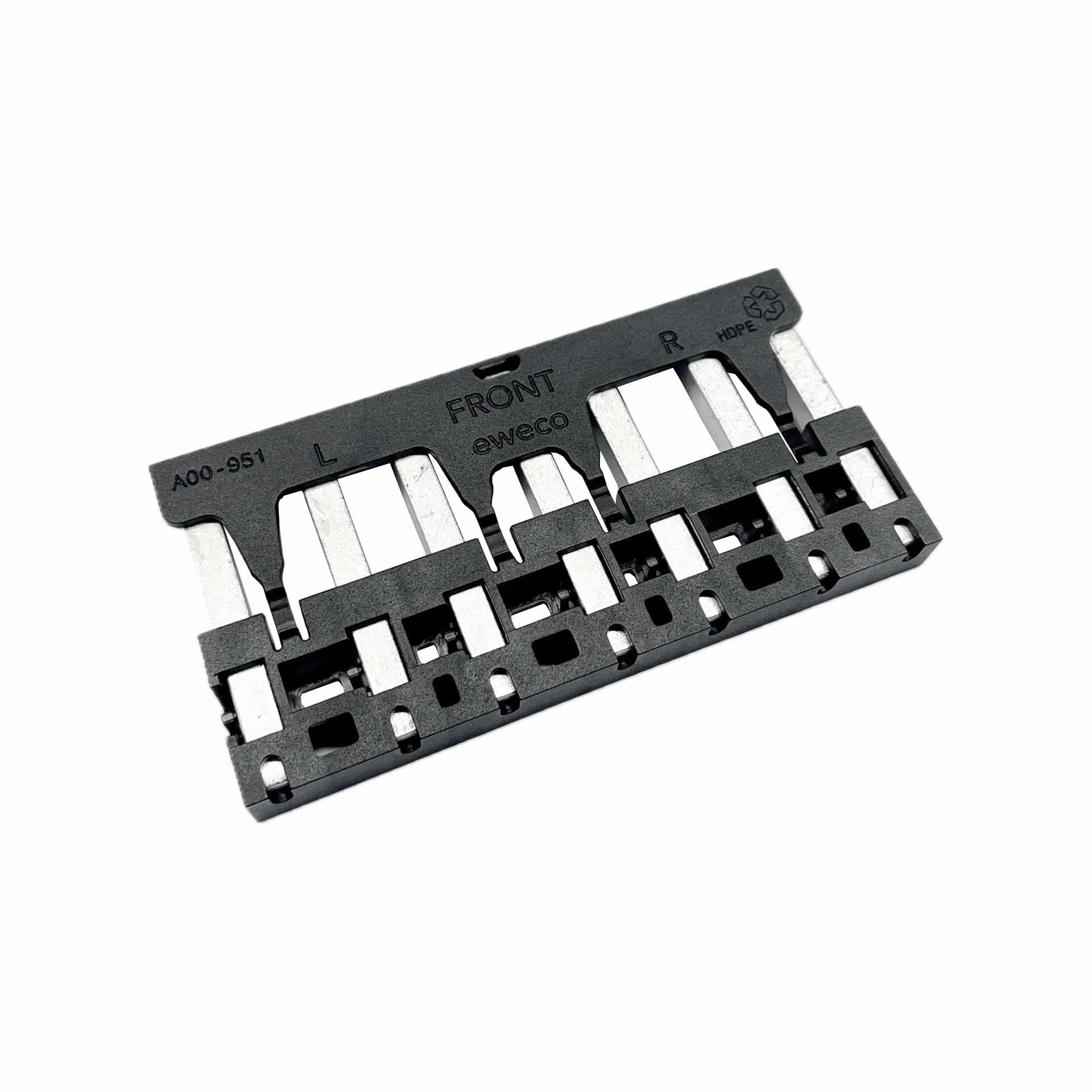 Caricatore con 7 controperni, 80A, 5x5x45mm, 4-kt, Cu