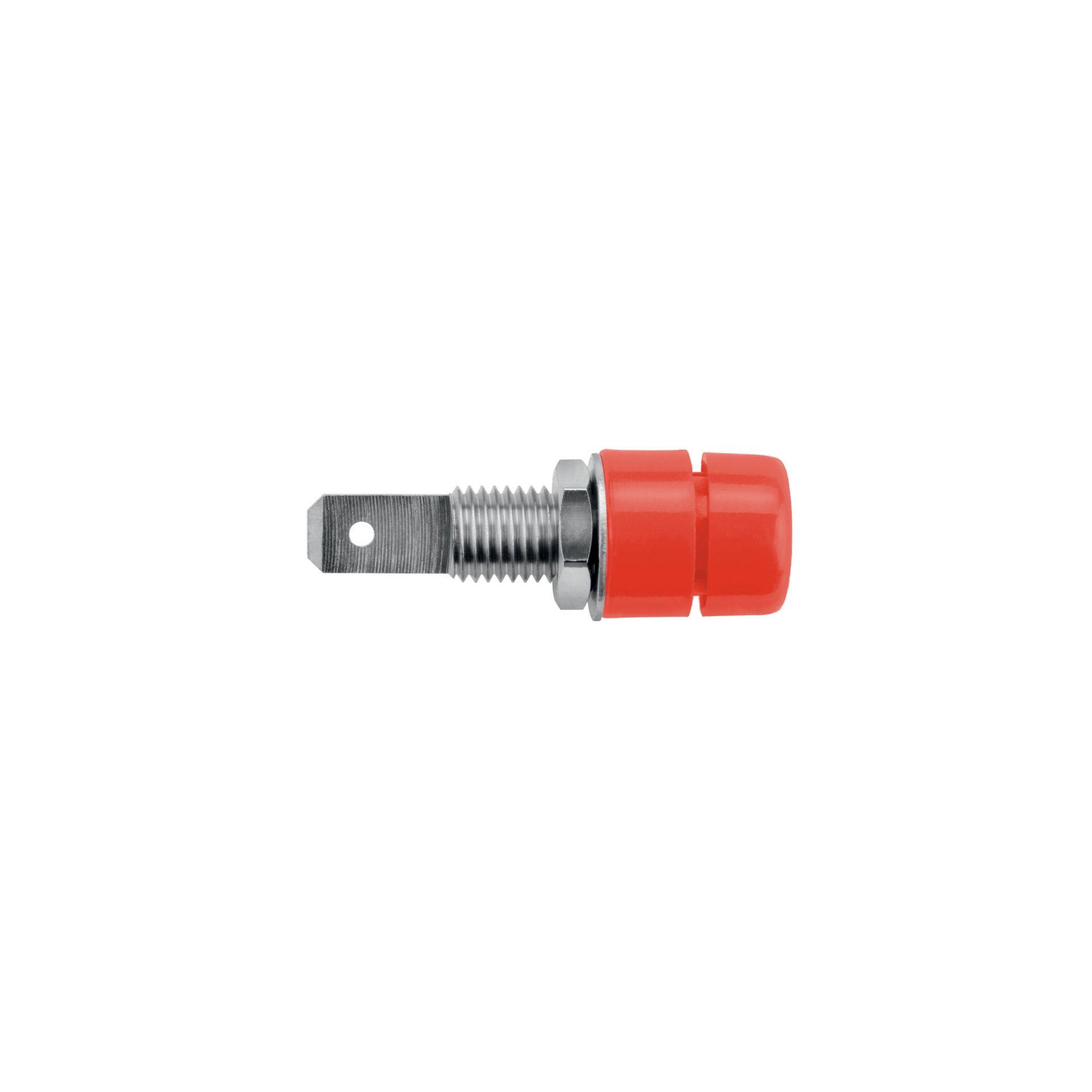 Giunto ø 4 mm con connessione a saldare fino a 2,5 mm2, rosso Giunto ø 4 mm con connessione a saldare fino a 2,5 mm2, rosso