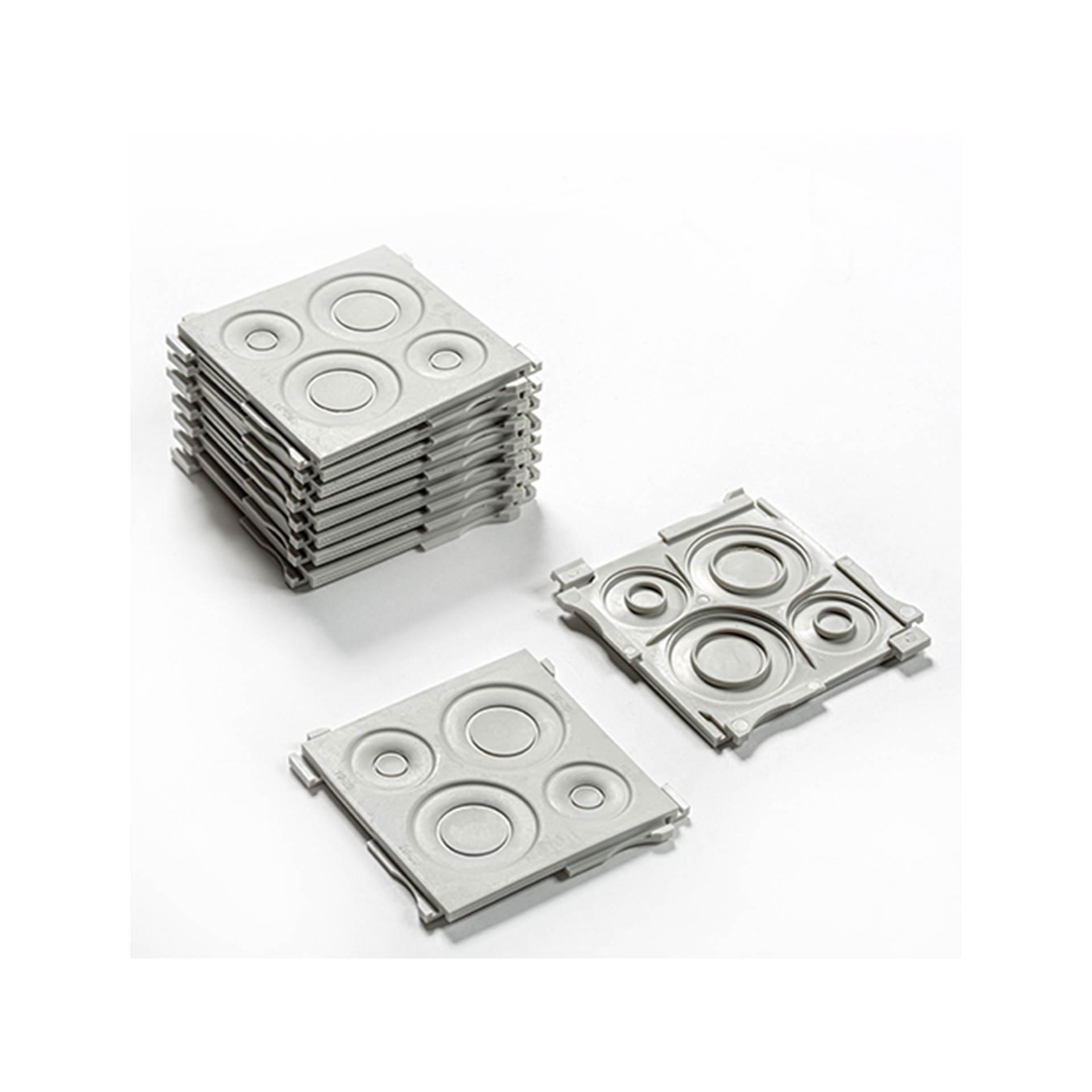 Coperchio per pressacavo FL21, LxH 68x68mm, 2x20-30mm 2x10-20mm Coperchio per pressacavo FL21, LxH 68x68mm, 2x20-30mm 2x10-20mm