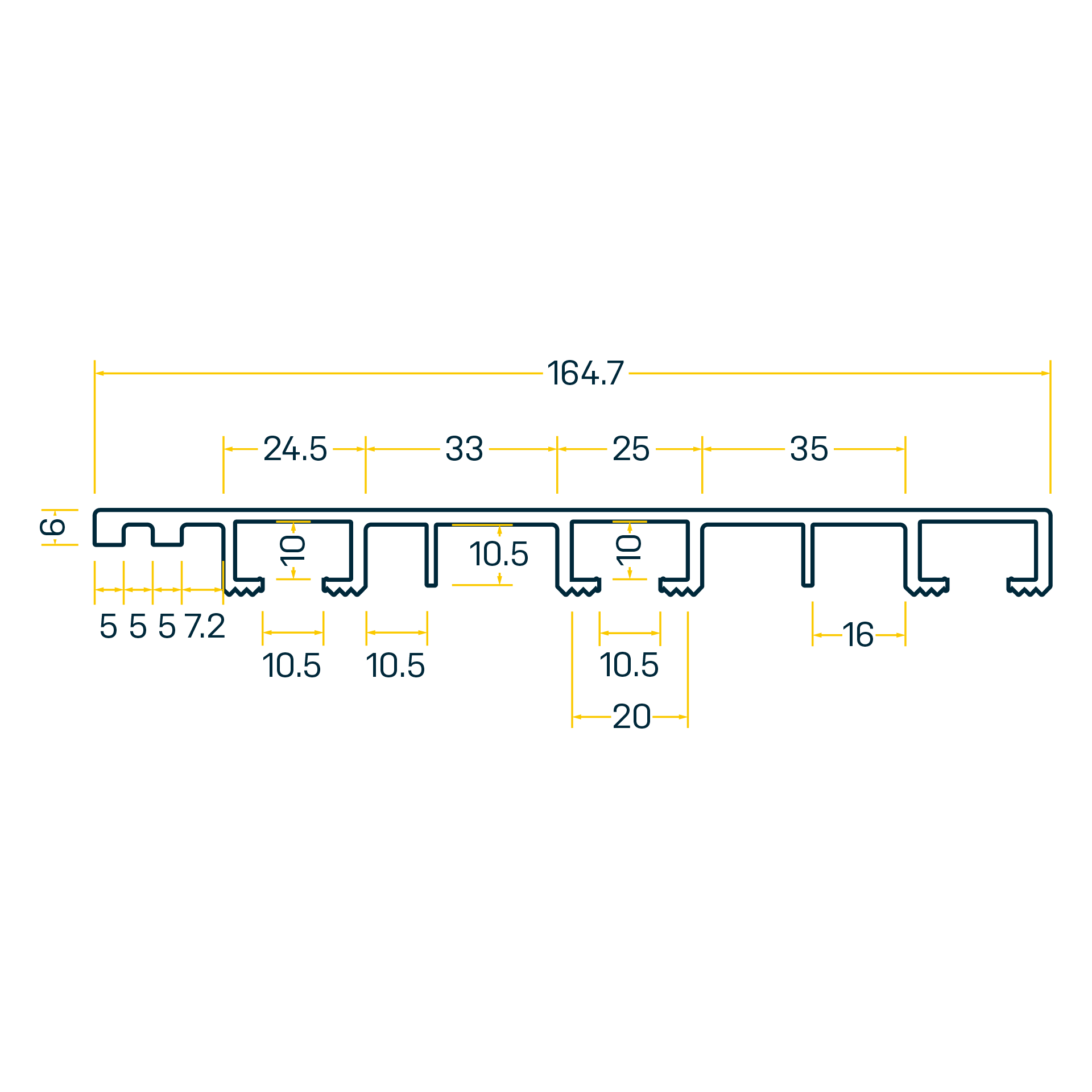 GA290 Seitenprofil SP.164.7 GA290 Seitenprofil SP.164.7