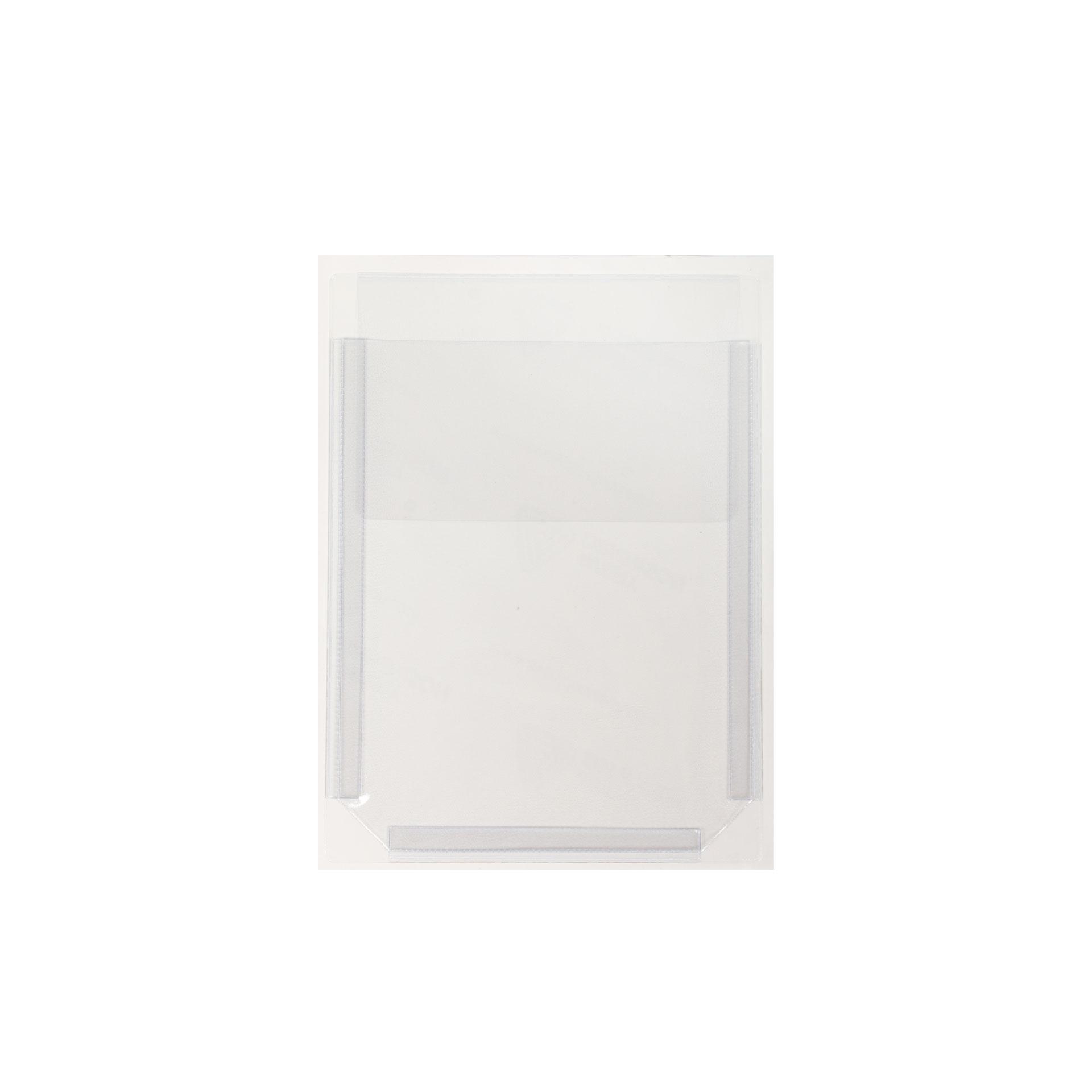 Chemise transparente autocollante A5, ouverture par le haut Chemise transparente autocollante A5, ouverture par le haut