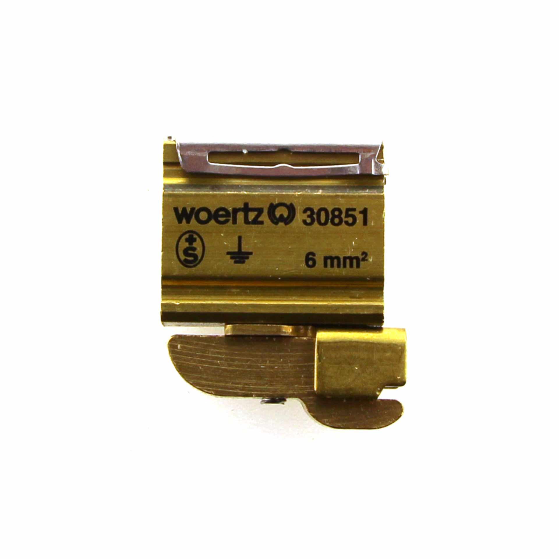 Protective conductor branch terminal 6mm² bare