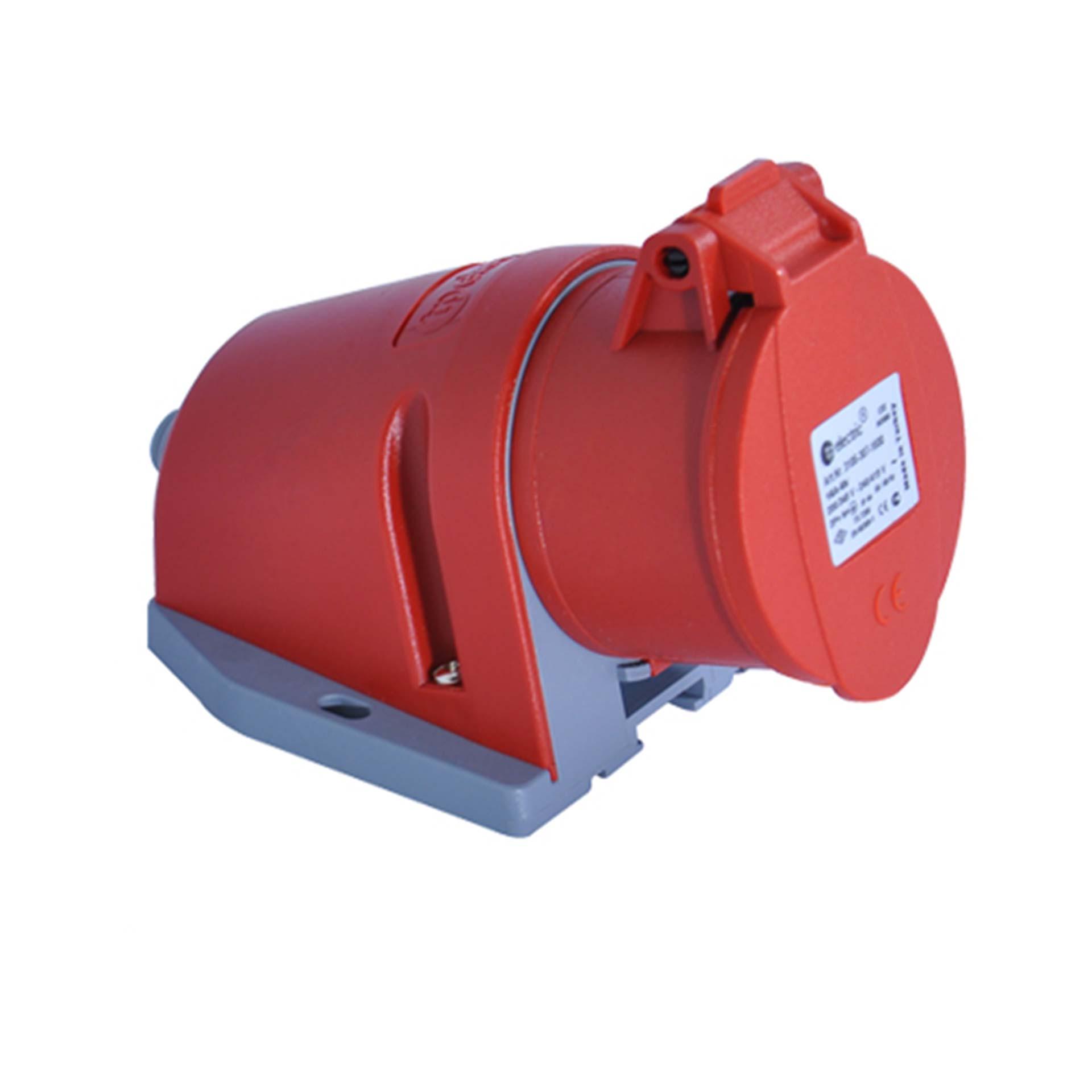 Prise AP Quick CEE, 16A 5P 6h, 3PNE 400V, contacts nickelés
