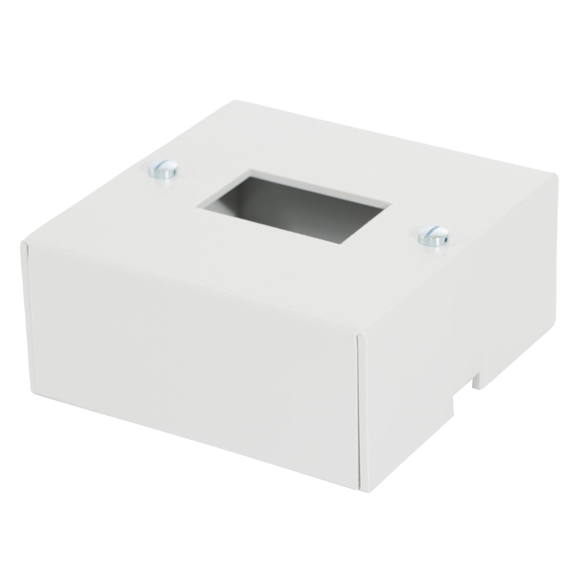 Capot de protection pour appareils encastrables en série 72mm(mont. possible sur plaque de compteur)
