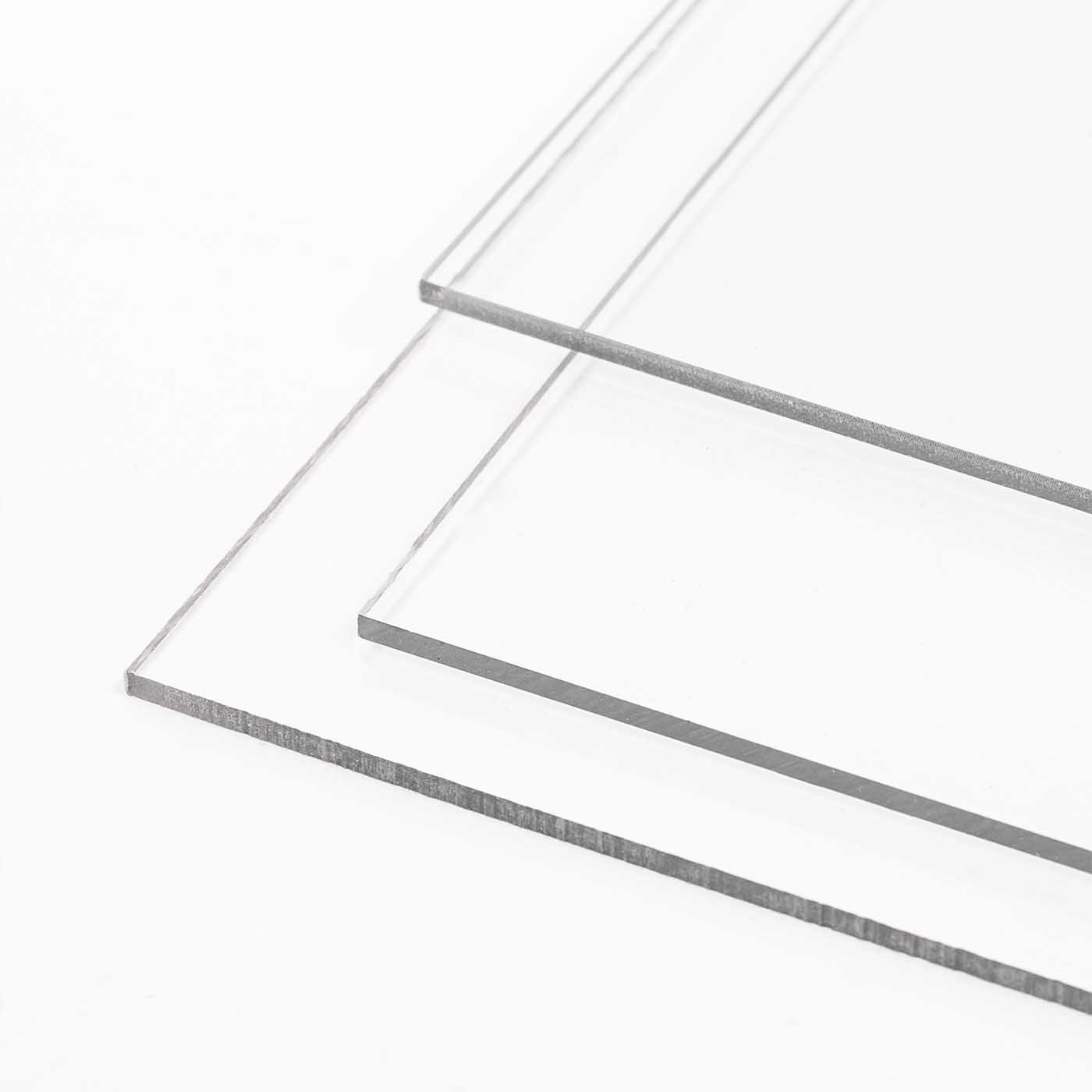 Piastra di copertura rettangolare, 400x500x4mm, piastra di copertura in PET-G trasparente, senza alogeni