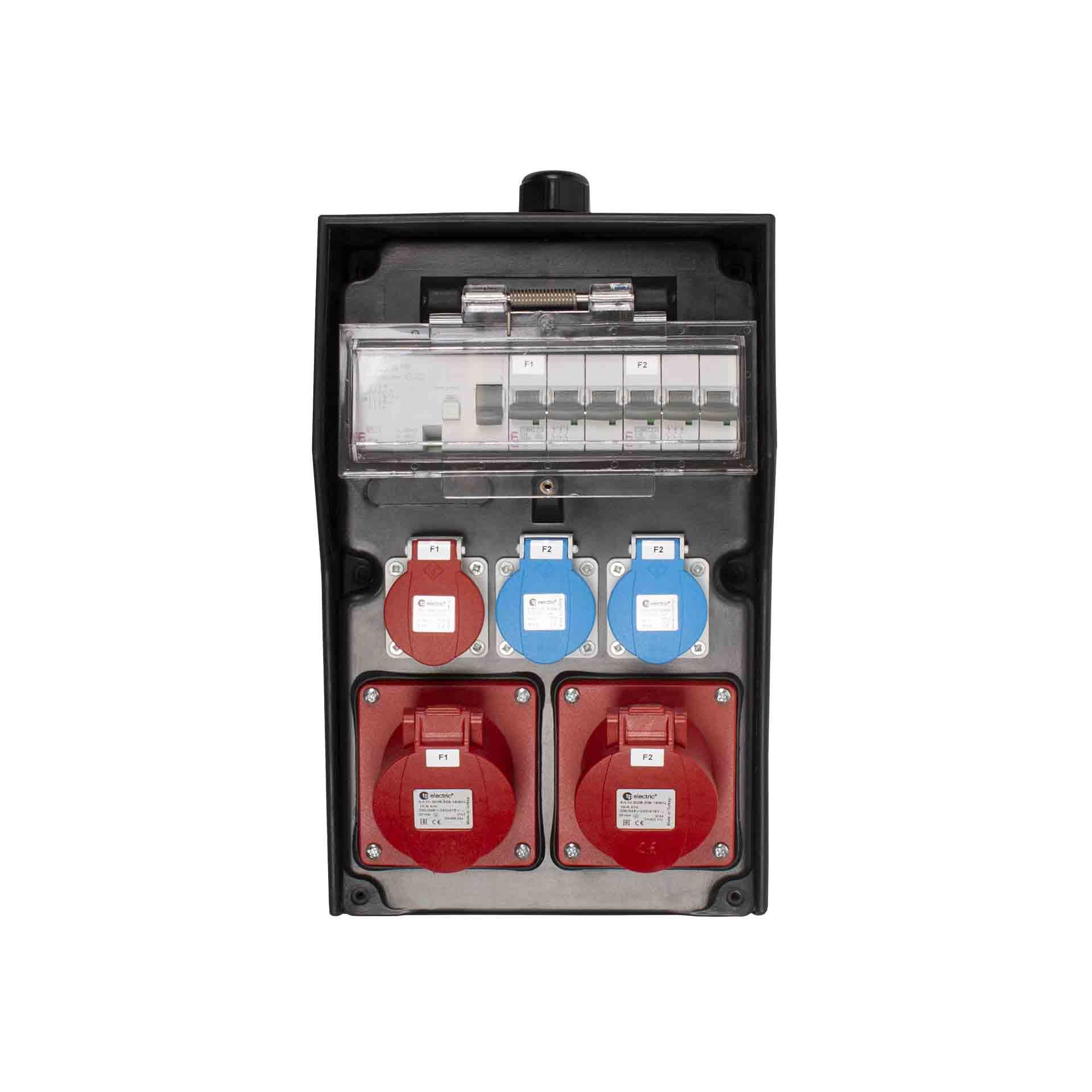 Distributeur de courant en caoutchouc dur 215S-05-O1 40A