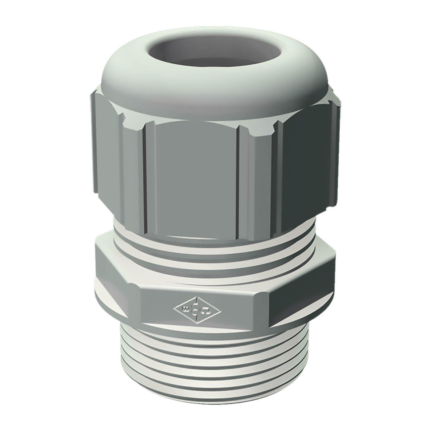Pressacavo EUROFIX M50 x 1,5, poliammide 6.6, grigio chiaro RAL 7035 Pressacavo EUROFIX M50 x 1,5, poliammide 6.6, grigio chiaro RAL 7035