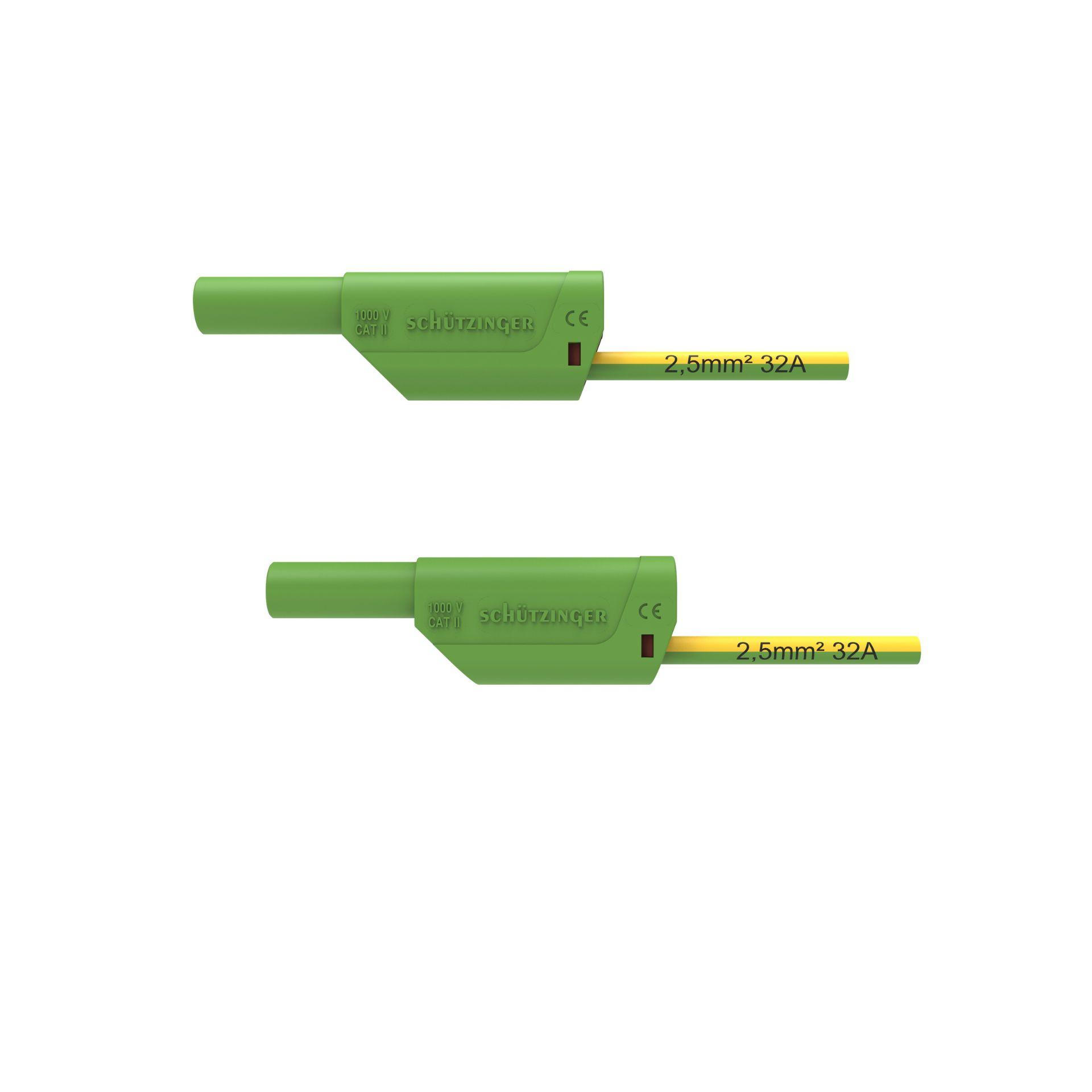 Fil de connexion de sécurité ø 4mm, 2.5mm2, 1500m, vert-jaune