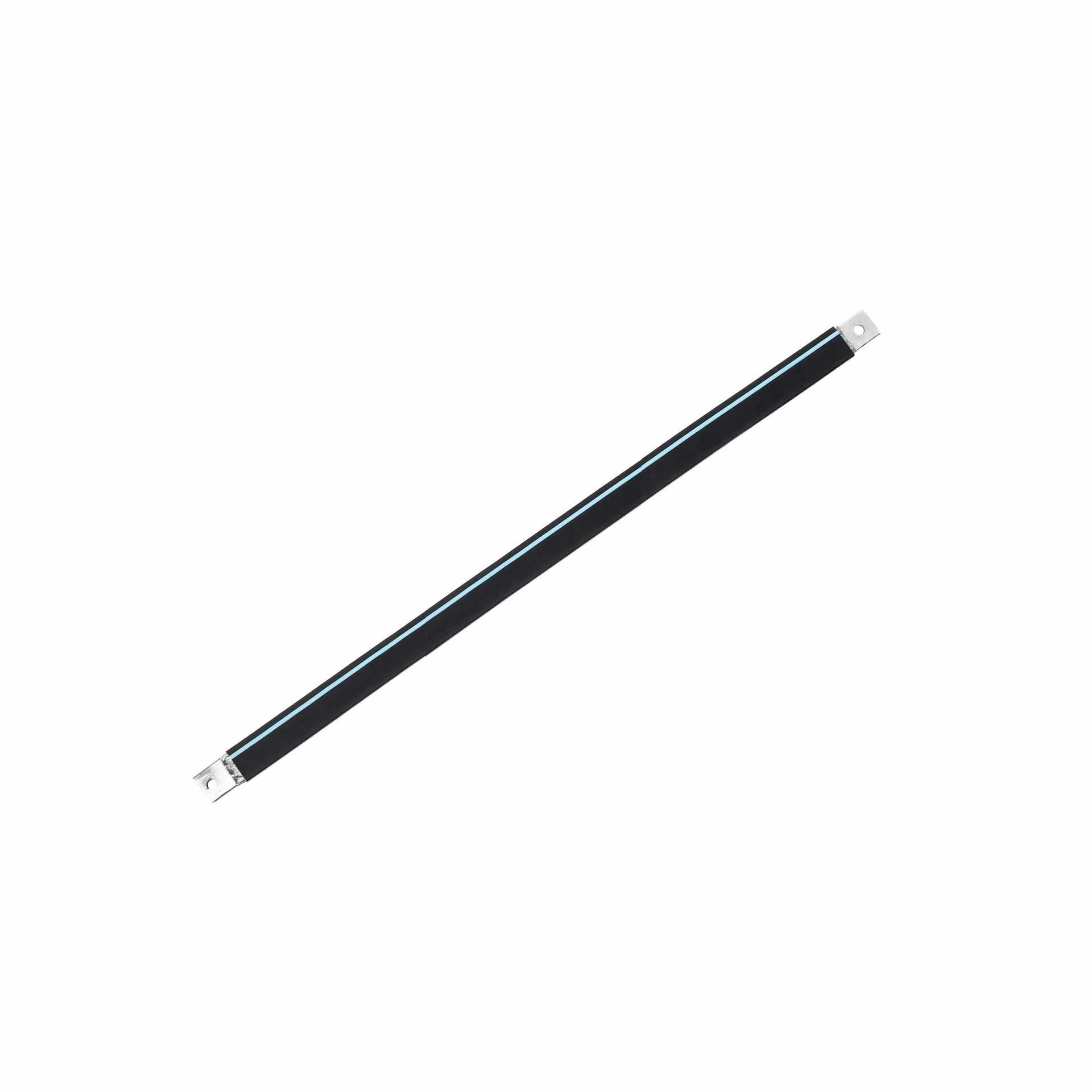 Capocorda isolato in treccia di rame stagnato L:730mm 120mm2, 400A, 2x M12, senza alogeni