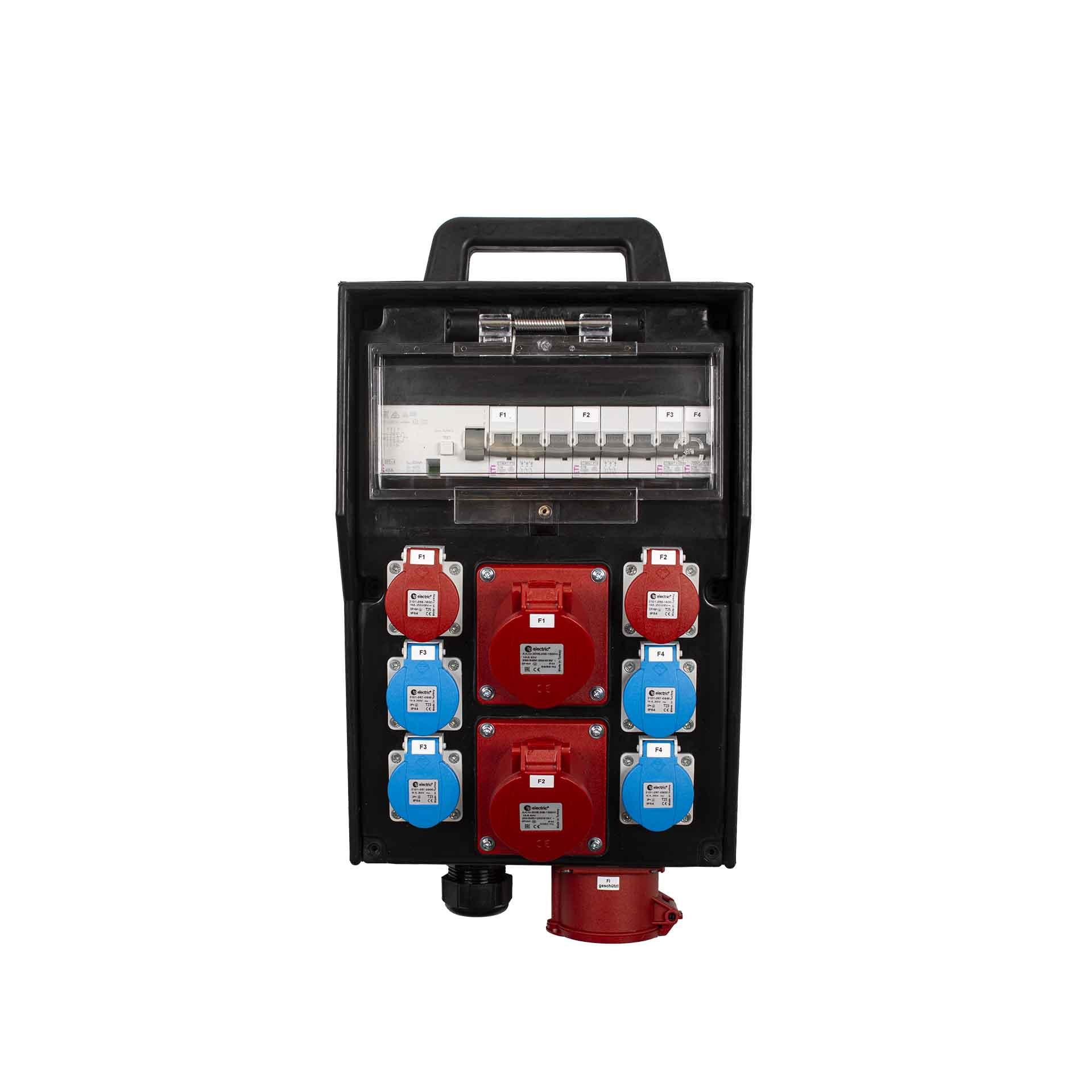 Hard rubber site power distributor 261S-09 32A