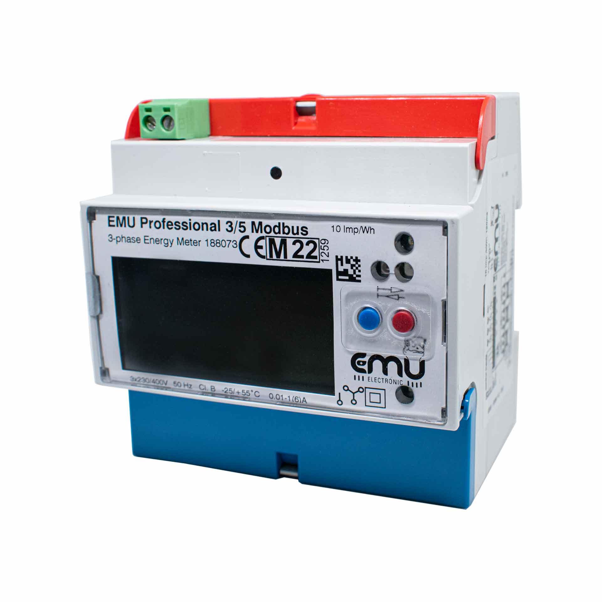 Contatore di energia EMU Professional 3/5, Modbus, omologazione MID B+D, misura del trasformatore 3PN