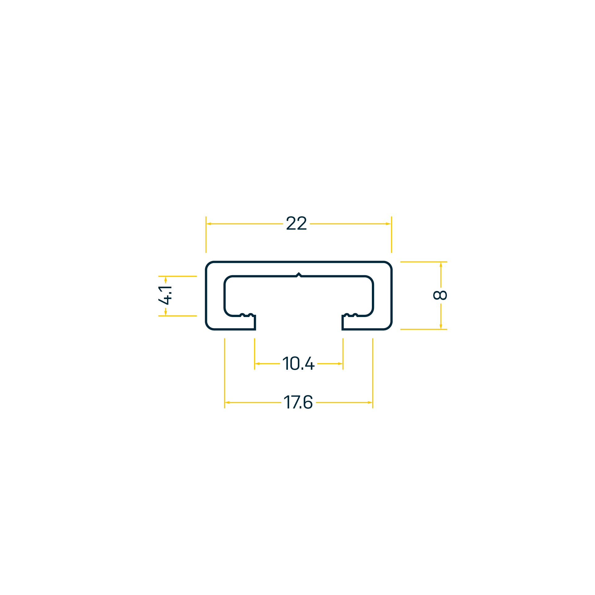 GA219 Mounting rail BS.22