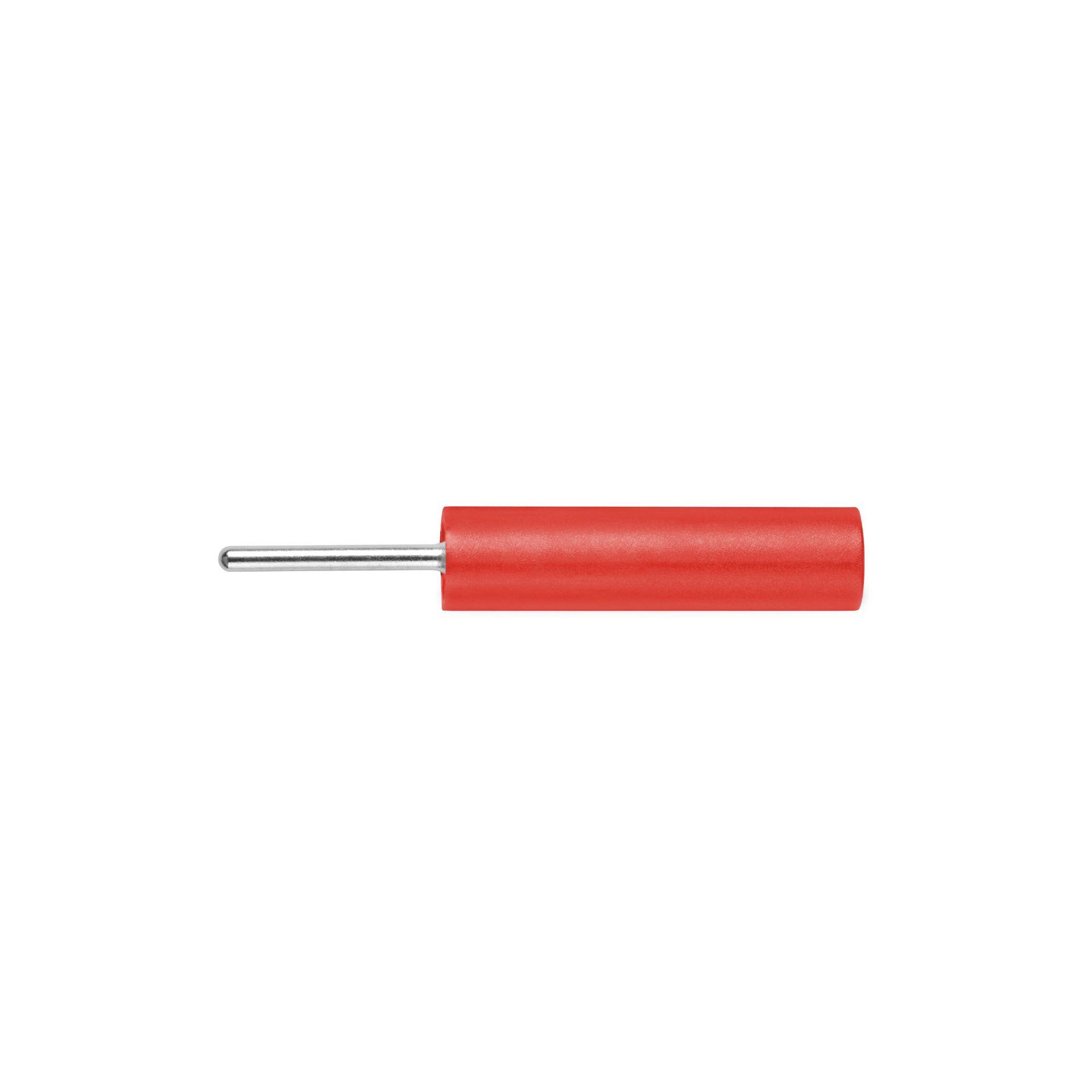 Douille de laboratoire, longueur de tige 13.5mm, rouge