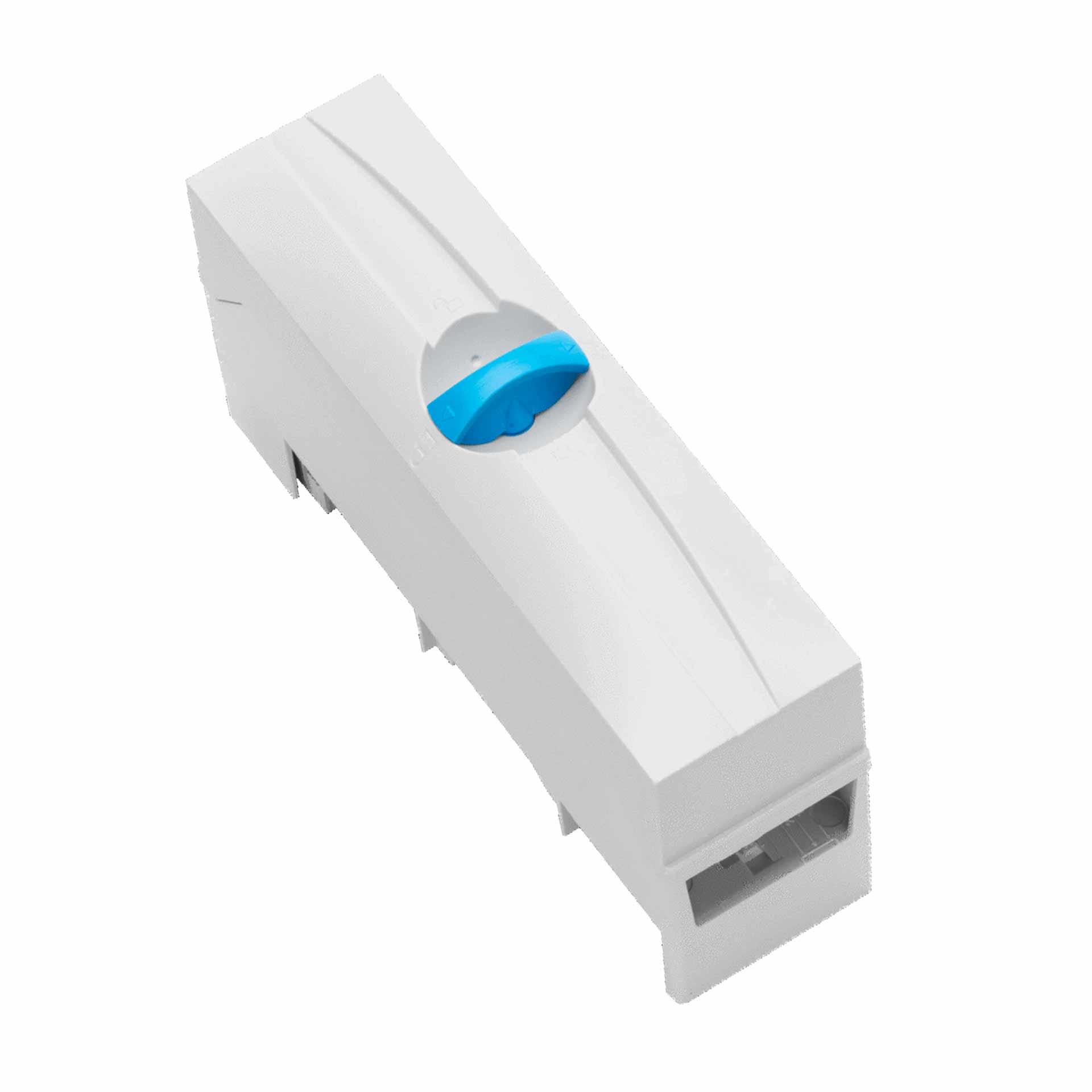 Elemento di alimentazione 3P, sistema da 60 mm per guida 12 x 5 - 30 x 10 mm, 6-50 mm2, 125A Elemento di alimentazione 3P, sistema da 60 mm per guida 12 x 5 - 30 x 10 mm, 6-50 mm2, 125A