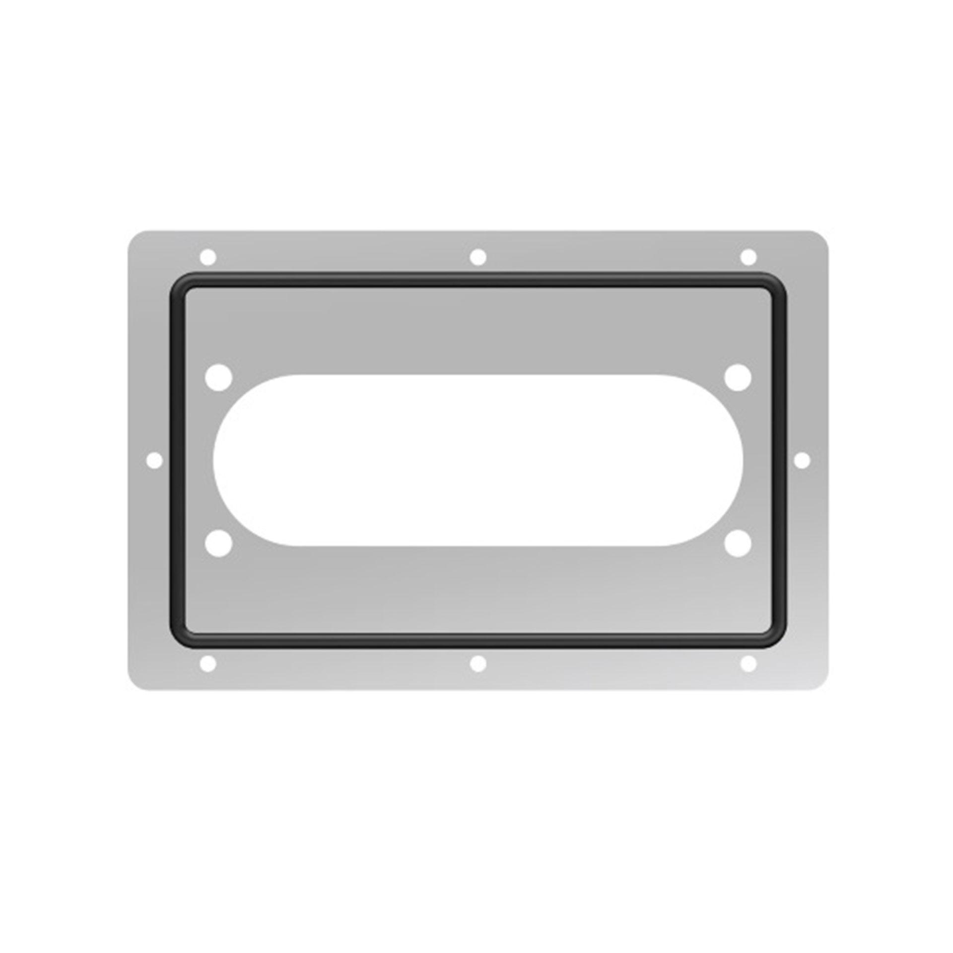 Cable entry FL21 with oval cut-out WxH 285x125mm, outer dimensions WxH 332x172mm