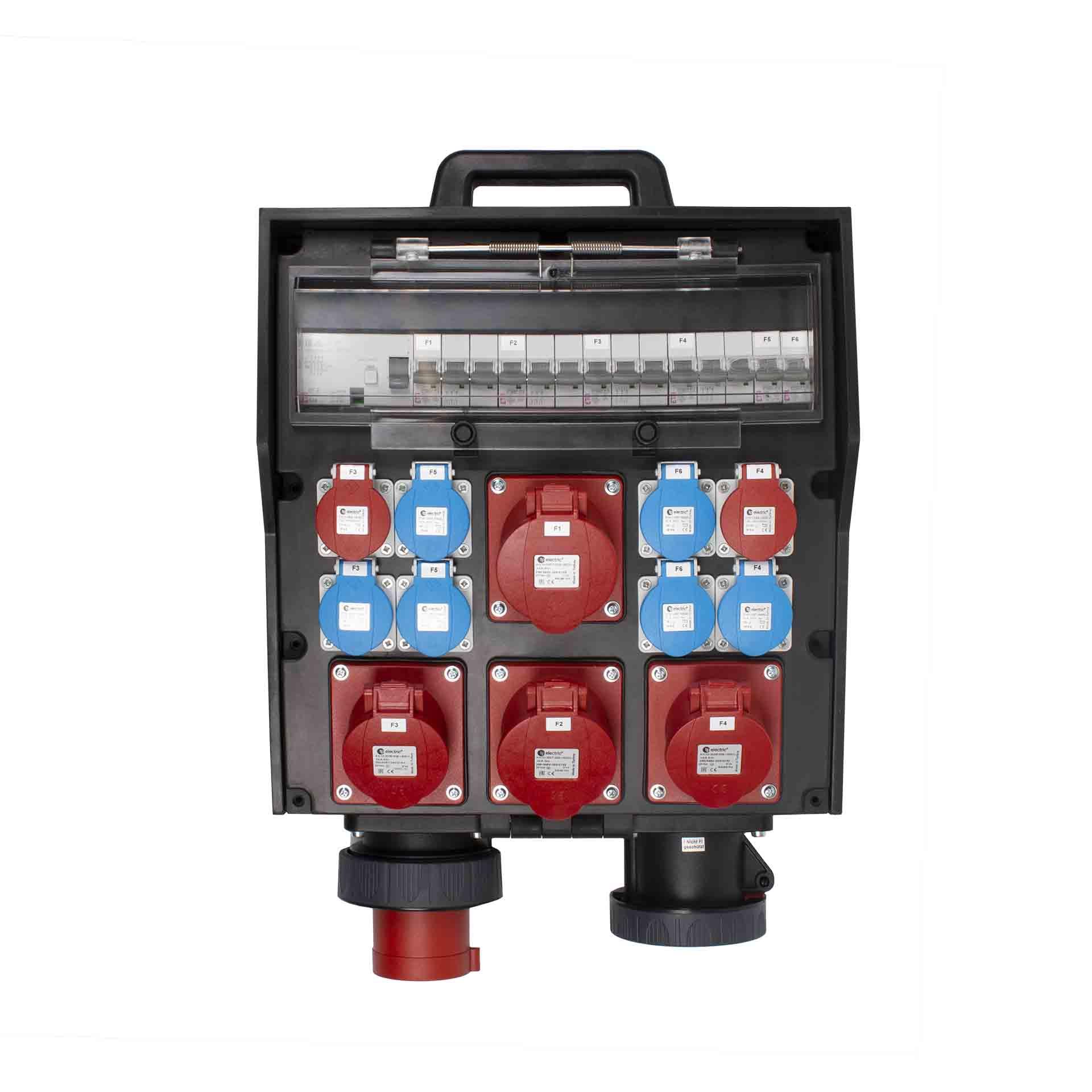 Hartgummi Baustromverteiler 371S-14 63A