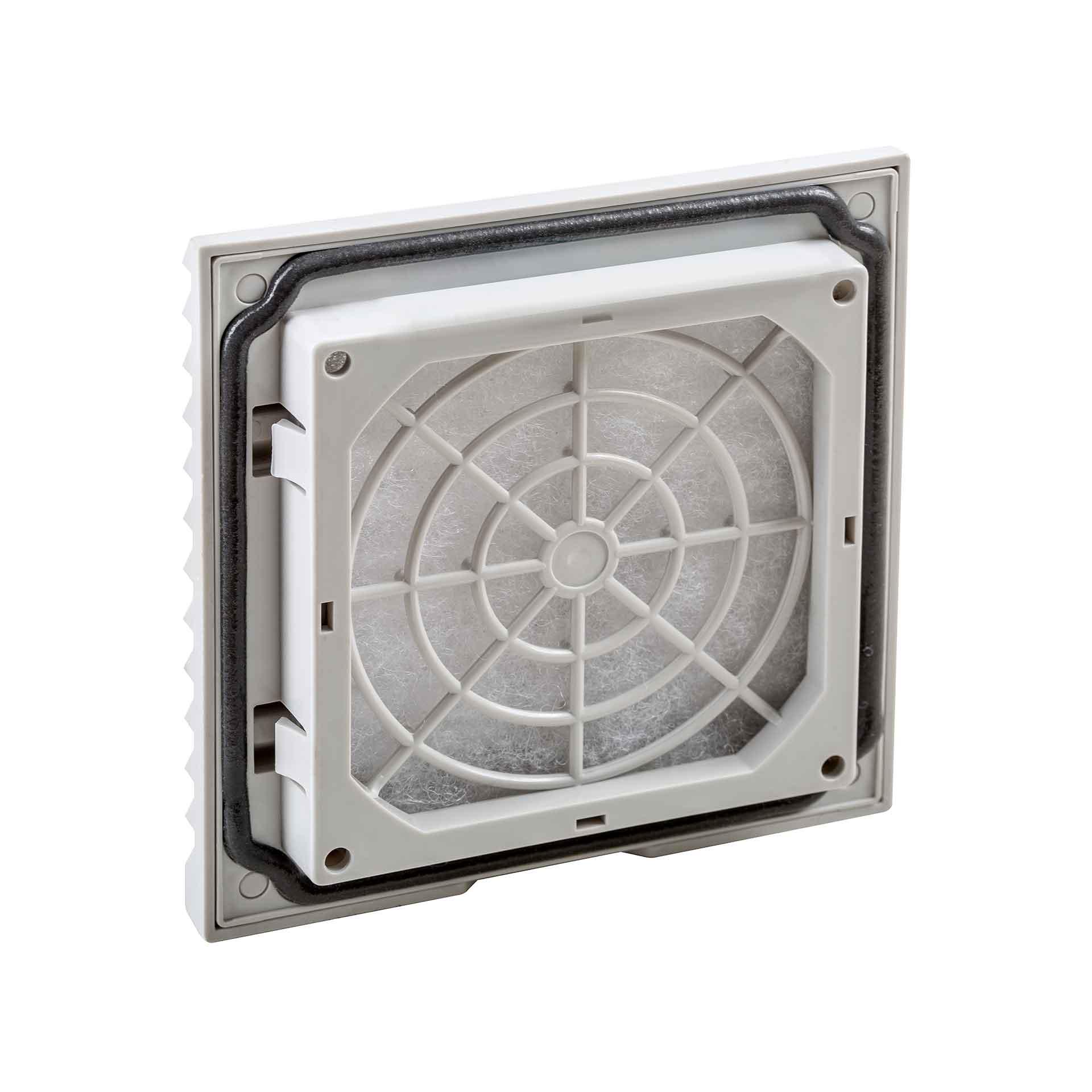 IP54 filter grille RF93, WxH 117x117mm IP54 filter grille RF93, WxH 117x117mm