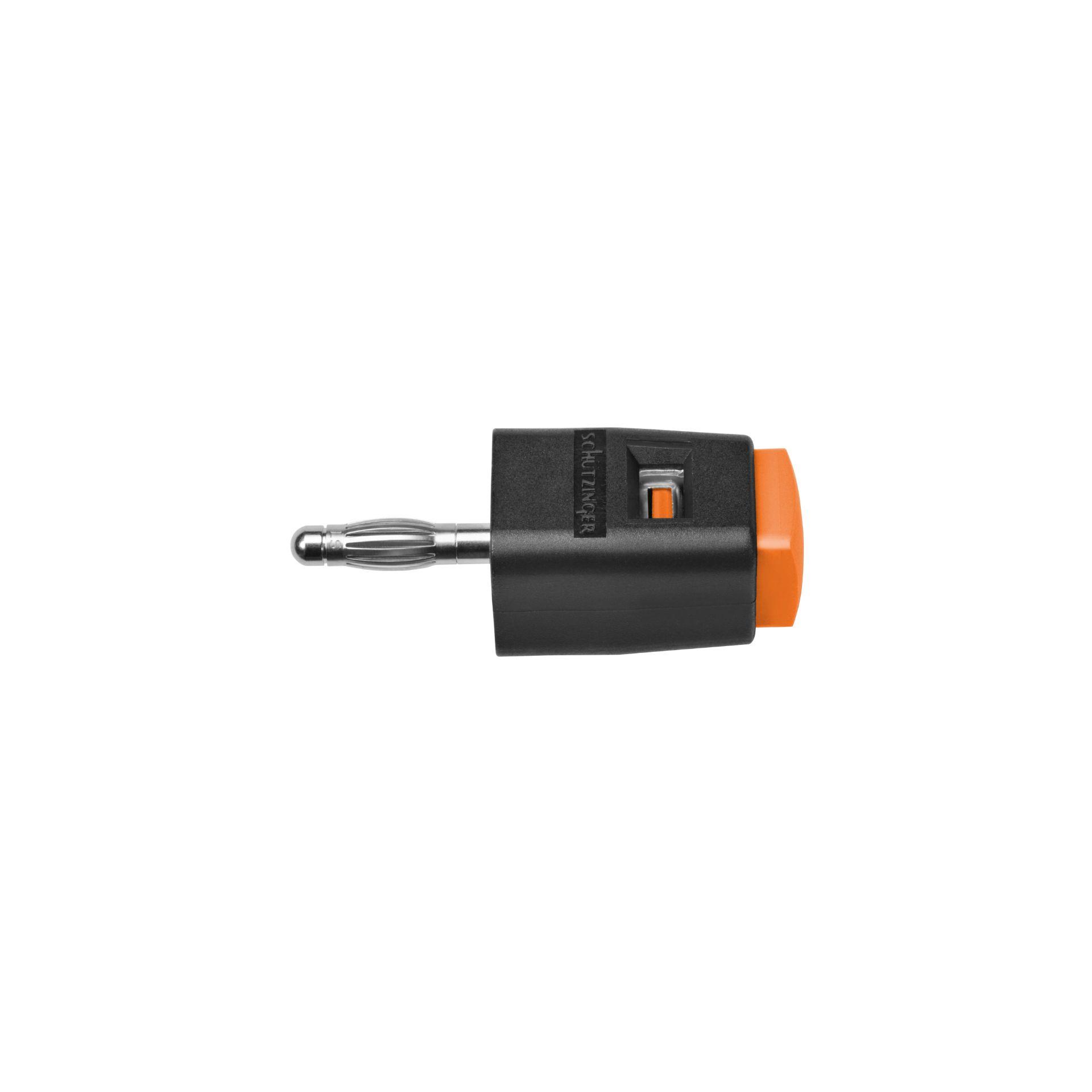 Pinza a pressione rapida per presa ø 4 mm, arancione Pinza a pressione rapida per presa ø 4 mm, arancione