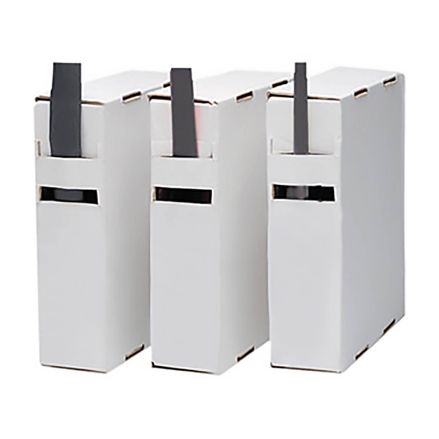 Gaine rétractable, 12.0 - 4.0mm, 3:1 brun, en boîte distributrice, VPE 10m
