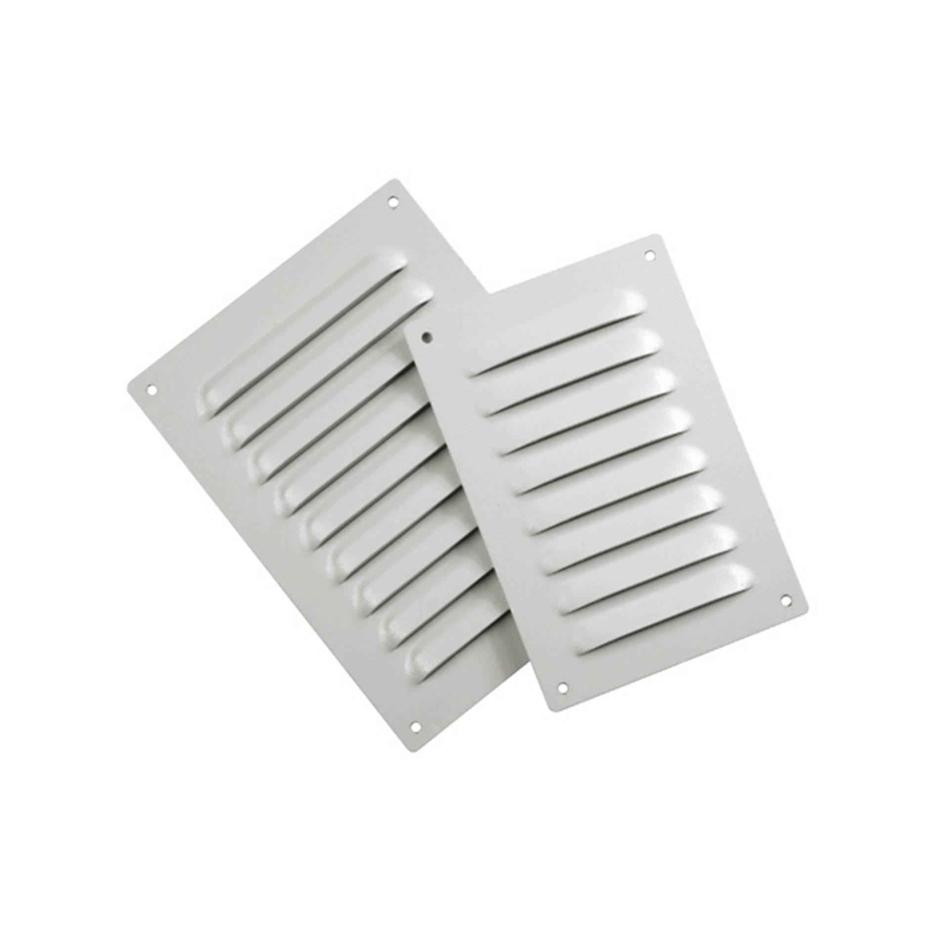 Grille d'aération IP30, RAL7035, LxH 105x154mm Grille d'aération IP30, RAL7035, LxH 105x154mm
