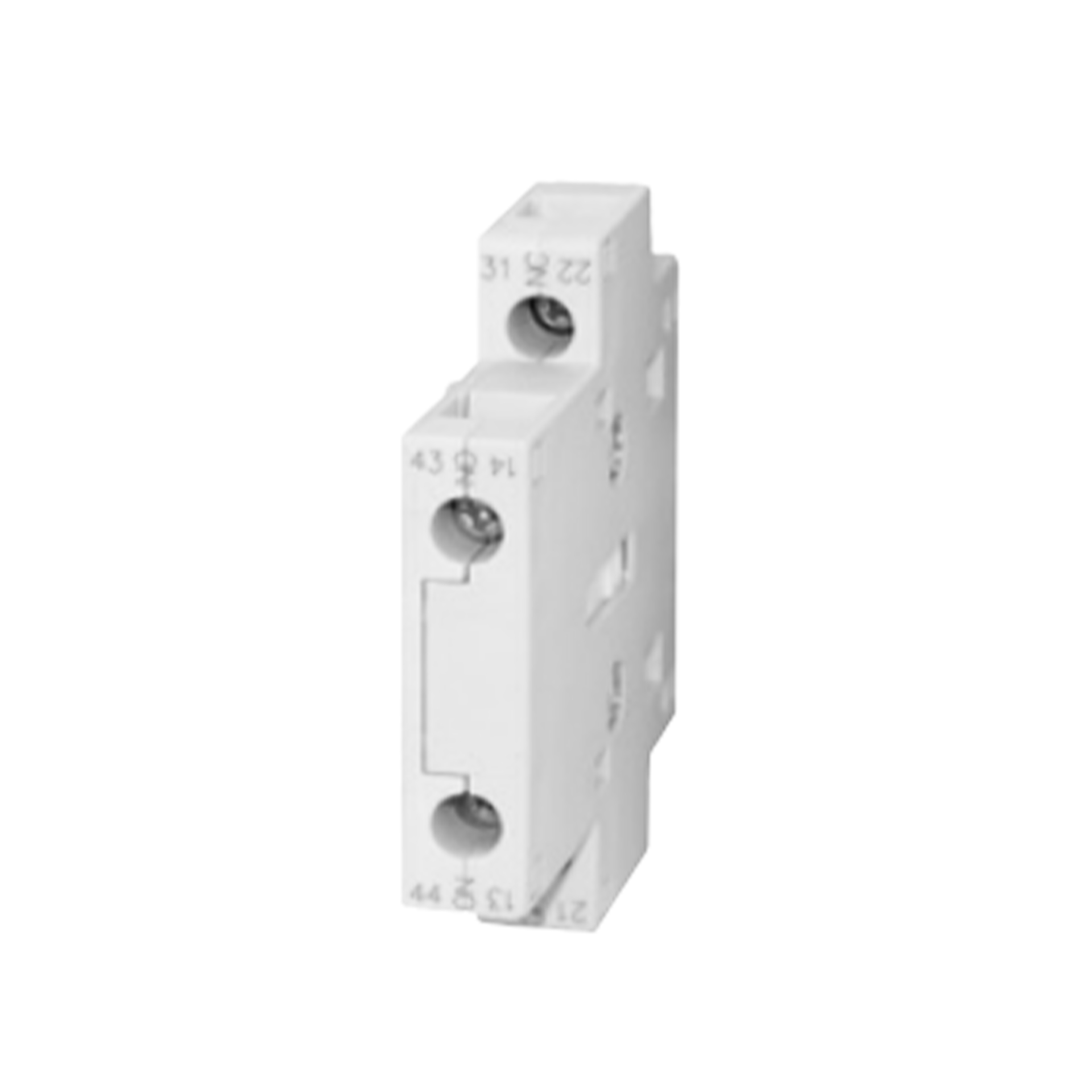 Hilfskontaktblock 1S+1Ö, für K3-116 bis K3-316, seitlich Hilfskontaktblock 1S+1Ö, für K3-116 bis K3-316, seitlich