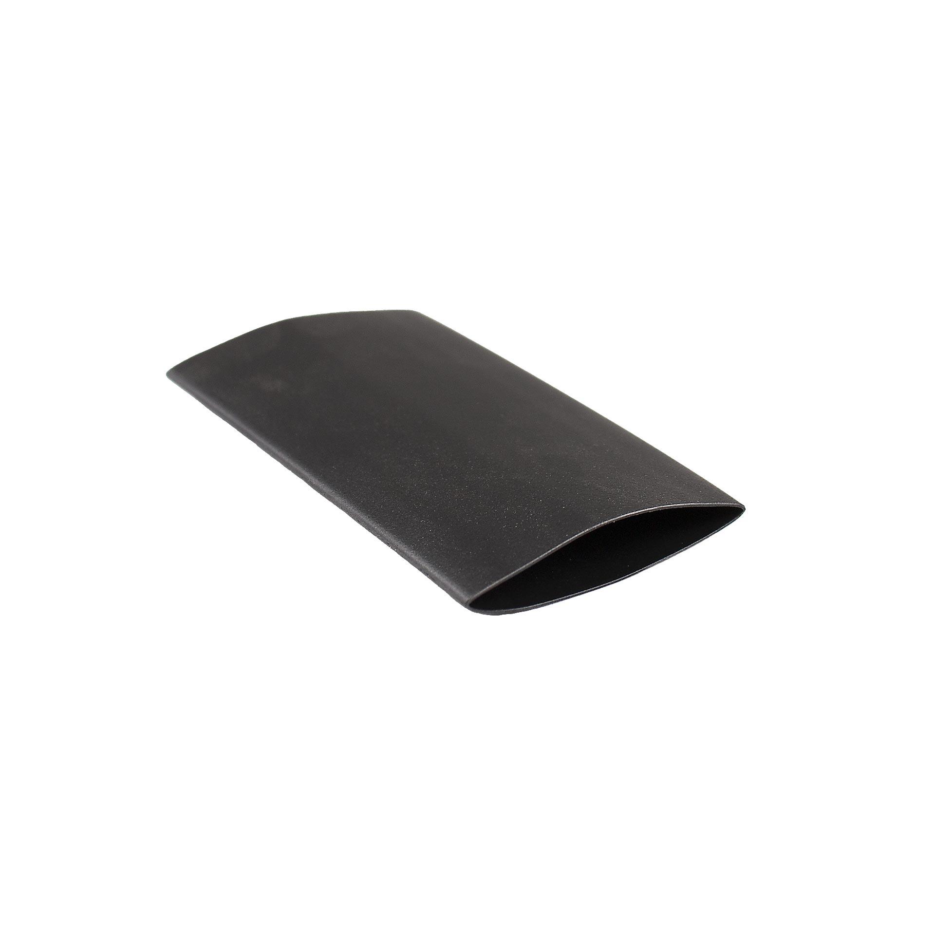 Zuschnitt Schrumpfschlauch 58mm, 18.0 - 6.0mm, schwarz, VPE 500 Stück
