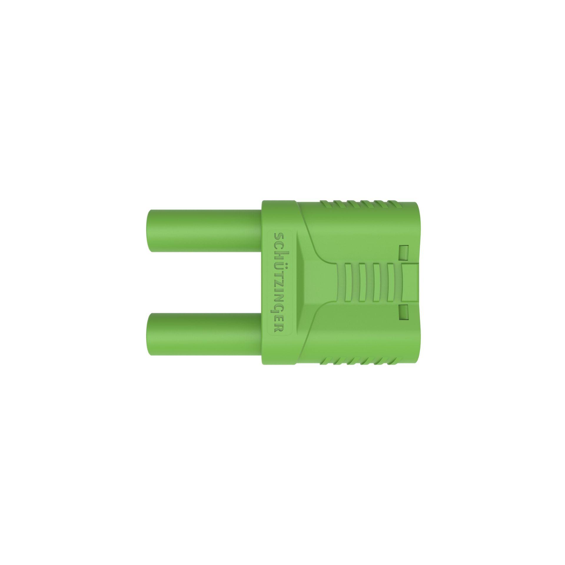 Spina di sicurezza per cortocircuito ø 4 mm, verde