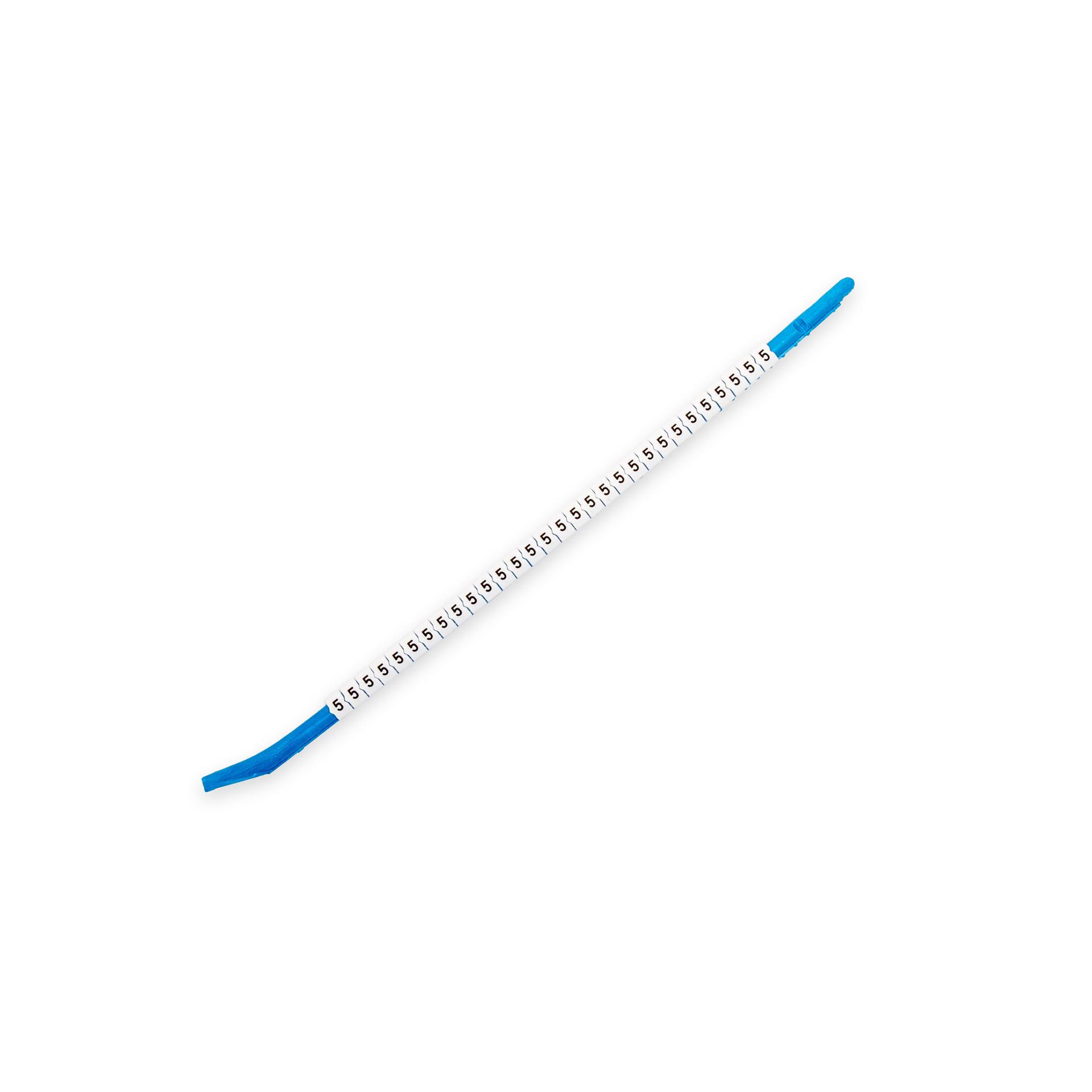Marking grommets "5", 4 - 6mm2, white, pack of 300 pieces