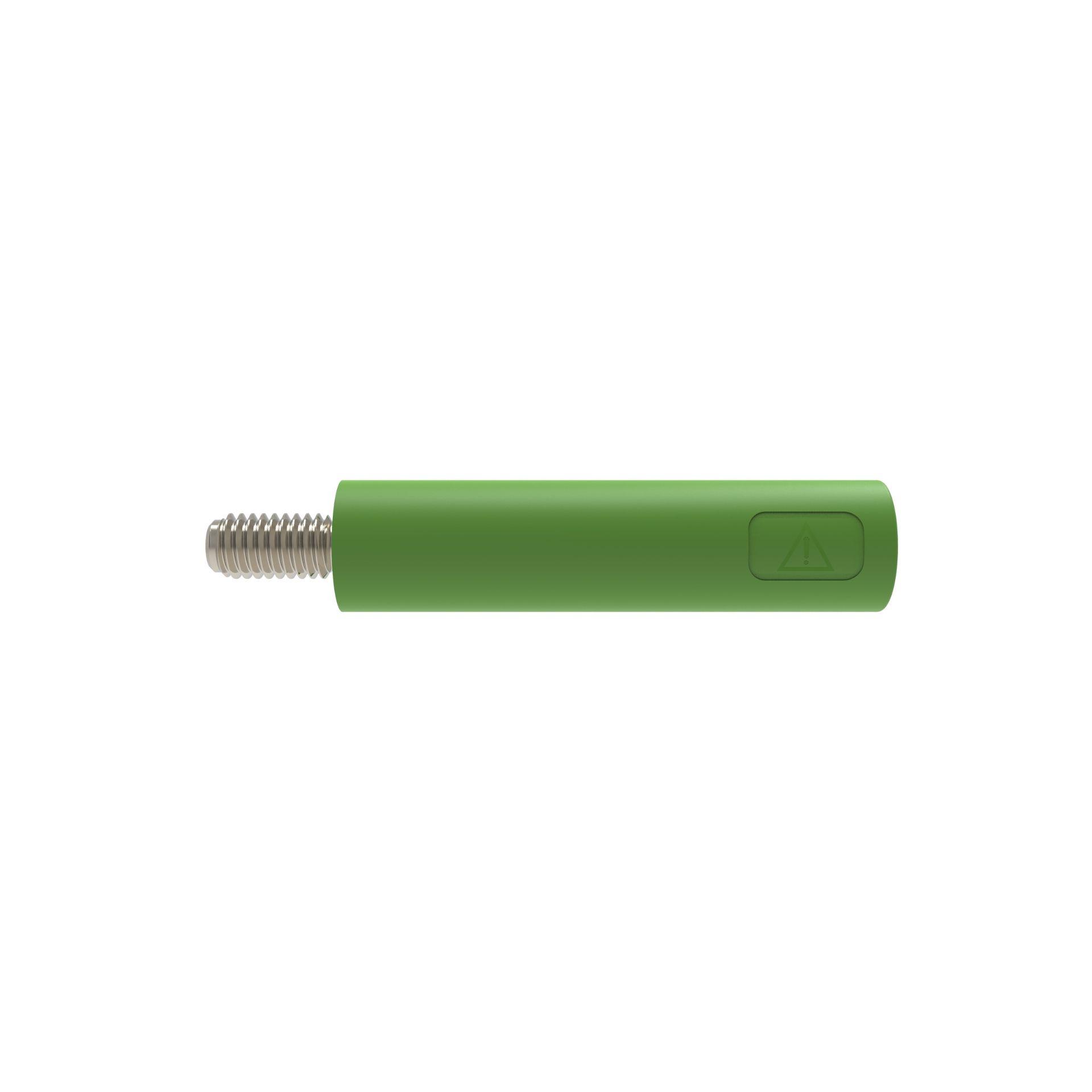 Presa per montaggio a pannello ø 4mmt, M3x6mm, verde