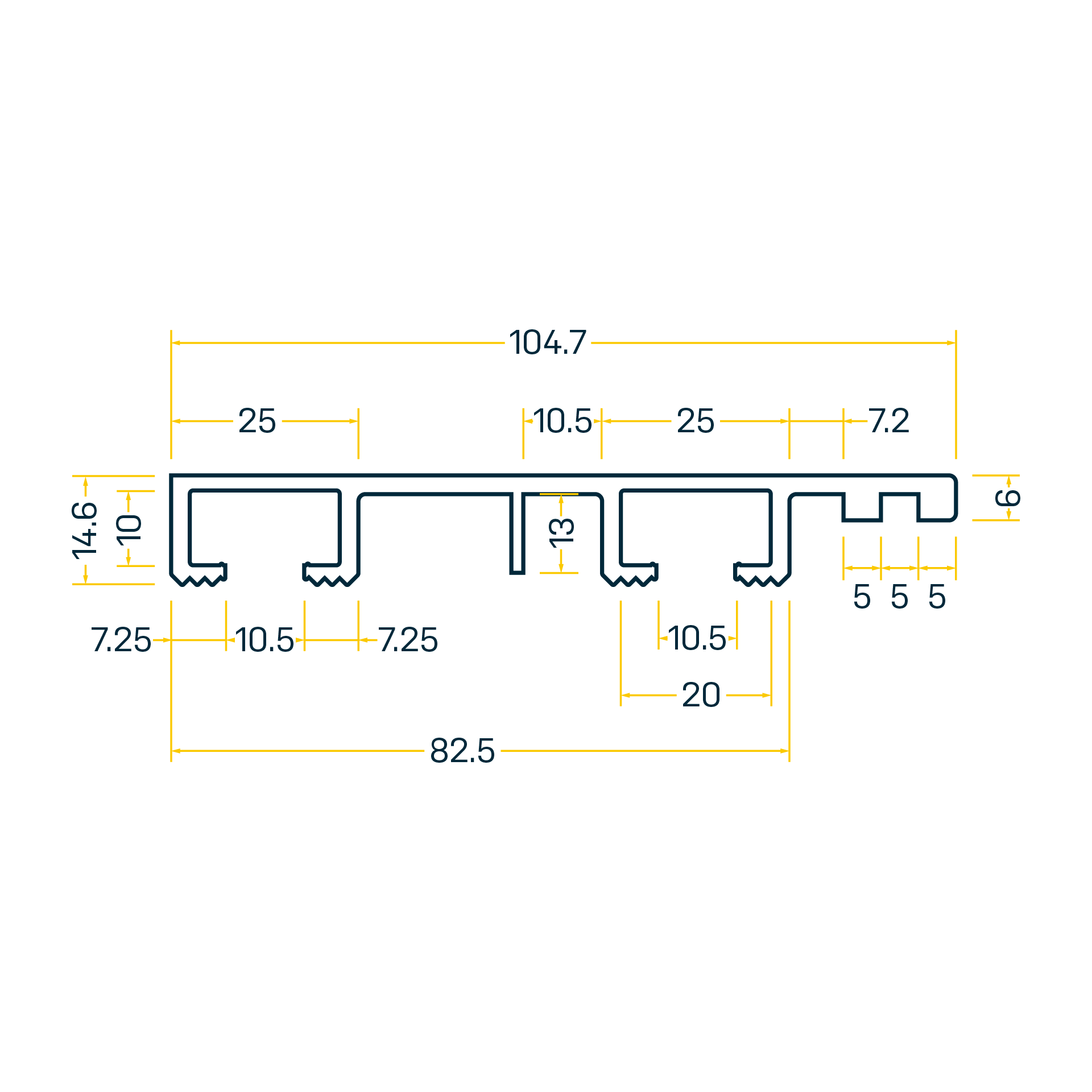 GA288 Seitenprofil SP.104.7.1 GA288 Seitenprofil SP.104.7.1