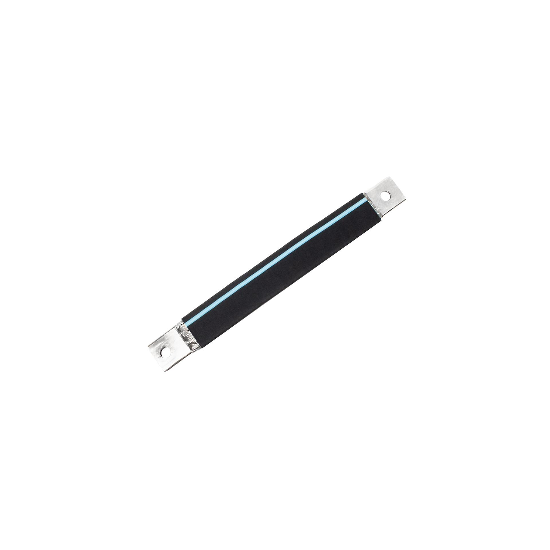 tresse de cuivre isolée, cuivre isolé "L:530mm" 240mm², 630A, M10 & M12, sans halogène