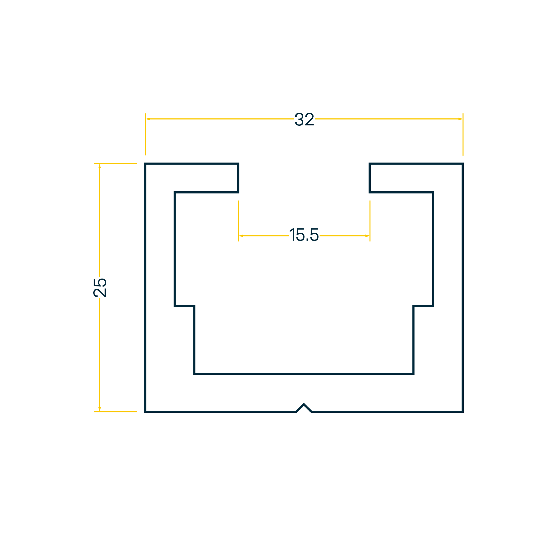 BS 32.1 Rail de fixation
