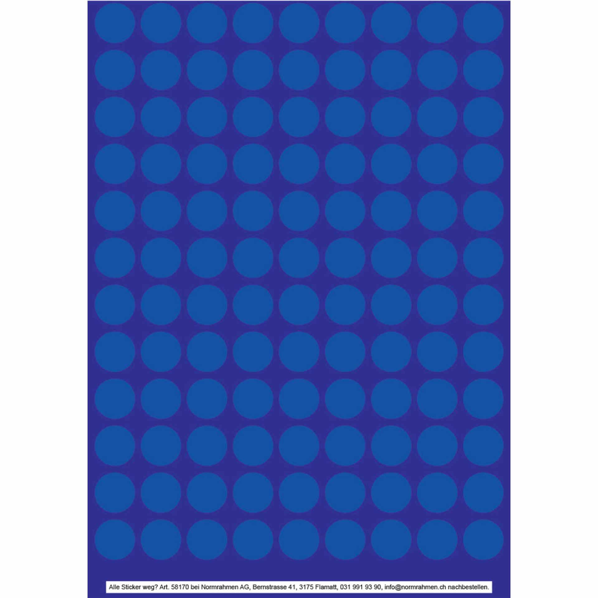 Neutral conductor N Ø 20mm without labelling, PU 108 pcs. A4 sheet