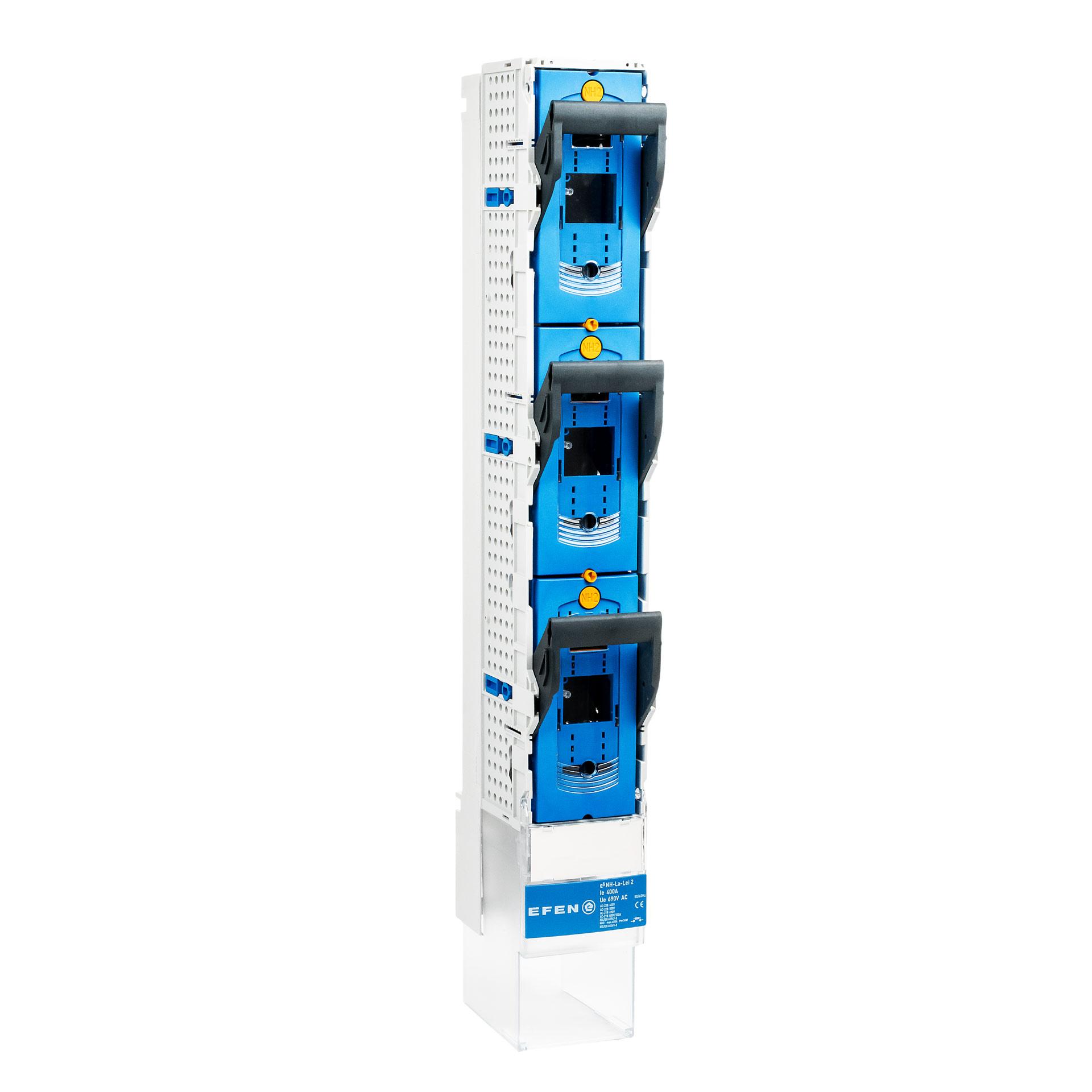 Sezionatori con fusibili NH taglia 2, 3P, 185mm, M12 (commutabili a 1 polo) U6 Sezionatori con fusibili NH taglia 2, 3P, 185mm, M12 (commutabili a 1 polo) U6