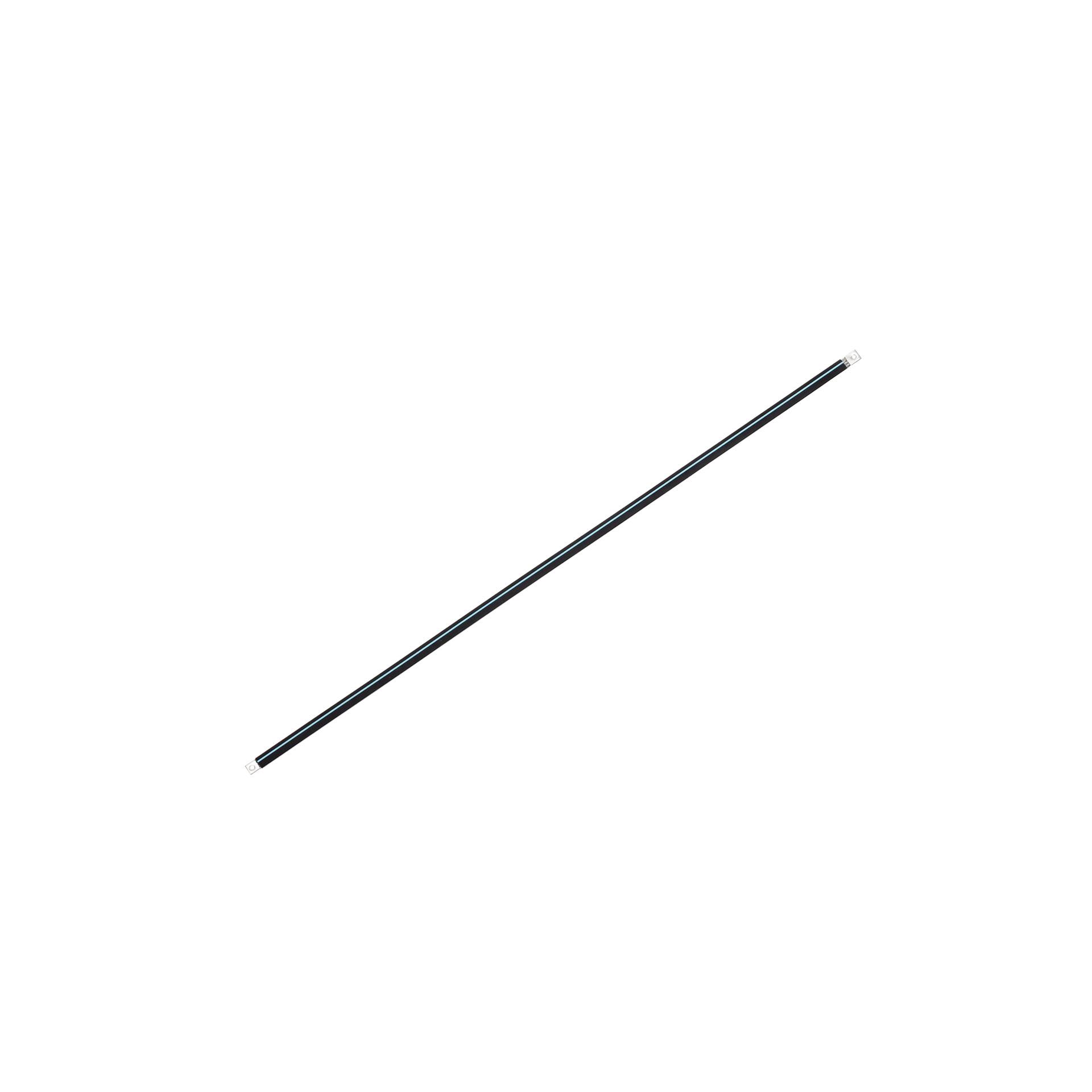 Capocorda isolato in treccia di rame stagnato "L:630mm" 25mm², 125A, M8 e M10, senza alogeni Capocorda isolato in treccia di rame stagnato "L:630mm" 25mm², 125A, M8 e M10, senza alogeni