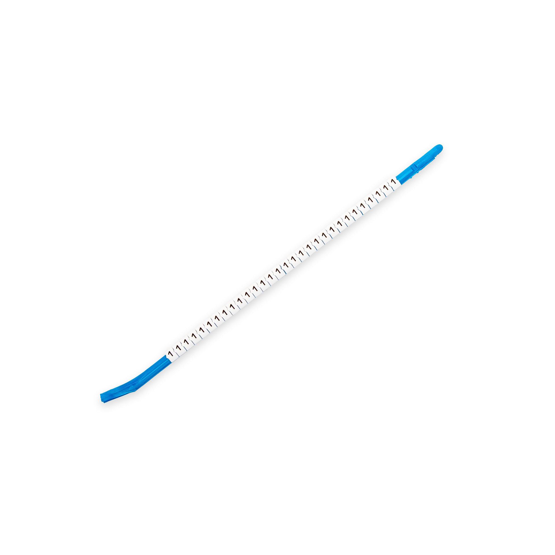 Bague-repère "1", 0.75 - 1.5mm2, blanc, UE à 300 pièces