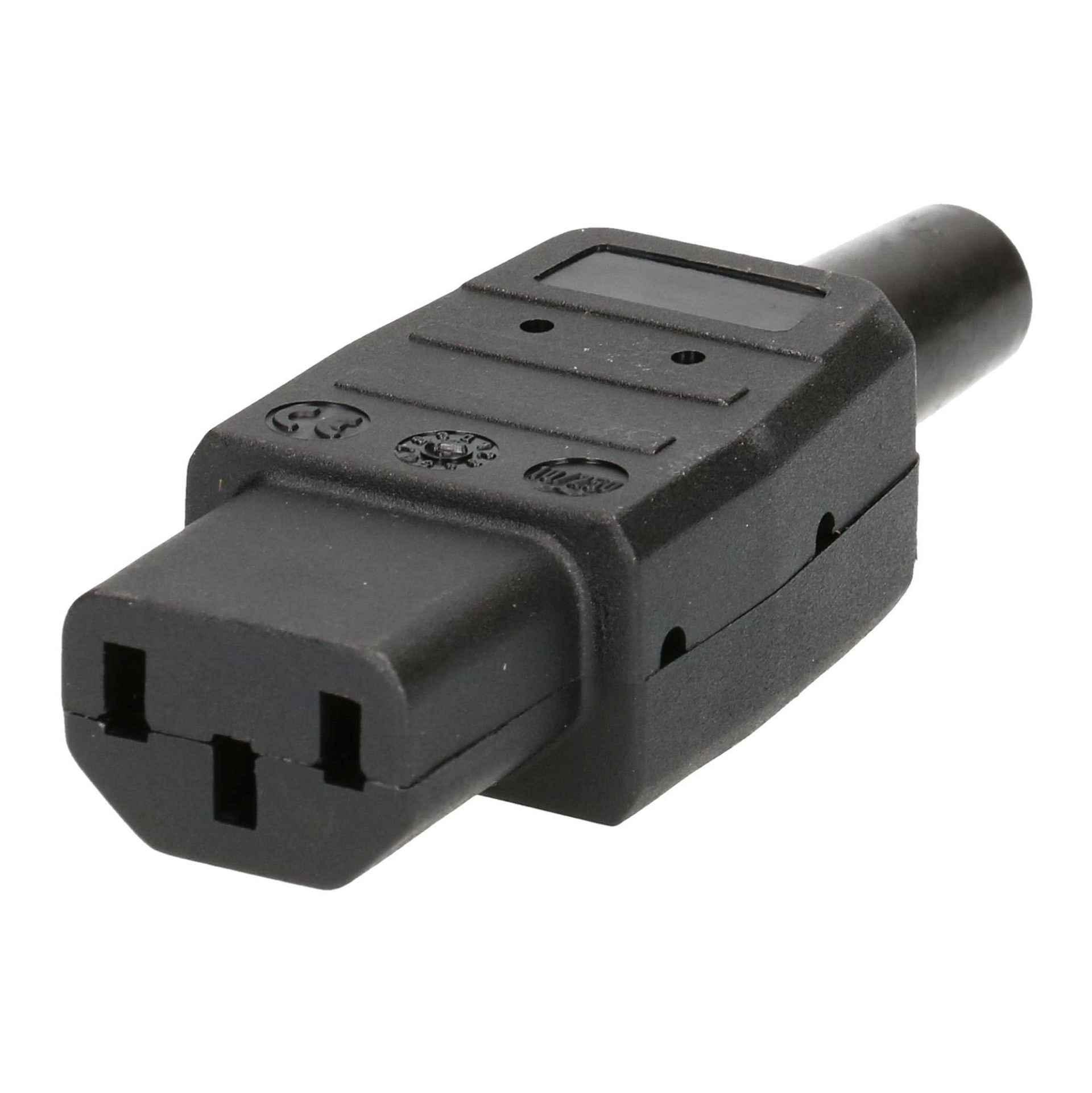 Presa di corrente tipo 113 IEC320-C13 a 3 poli nero