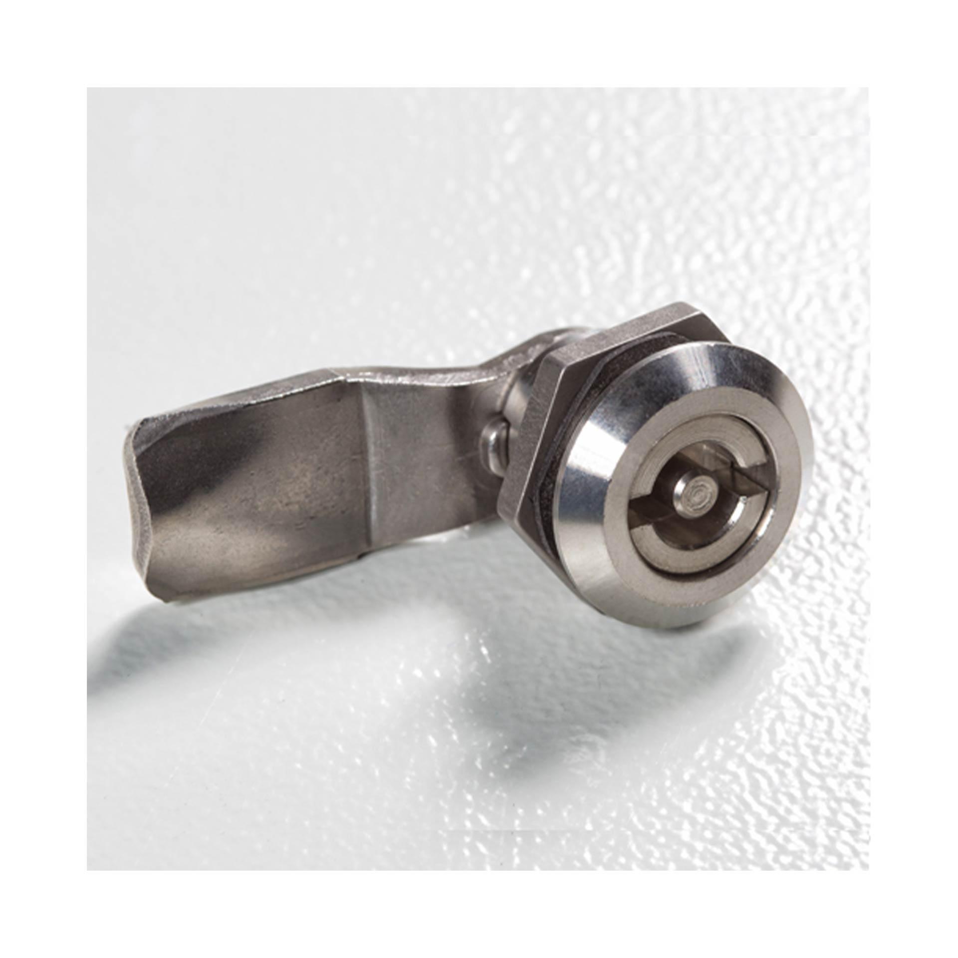 1P Fermeture à double panneton 5mm, inox, sans clé 1P Fermeture à double panneton 5mm, inox, sans clé