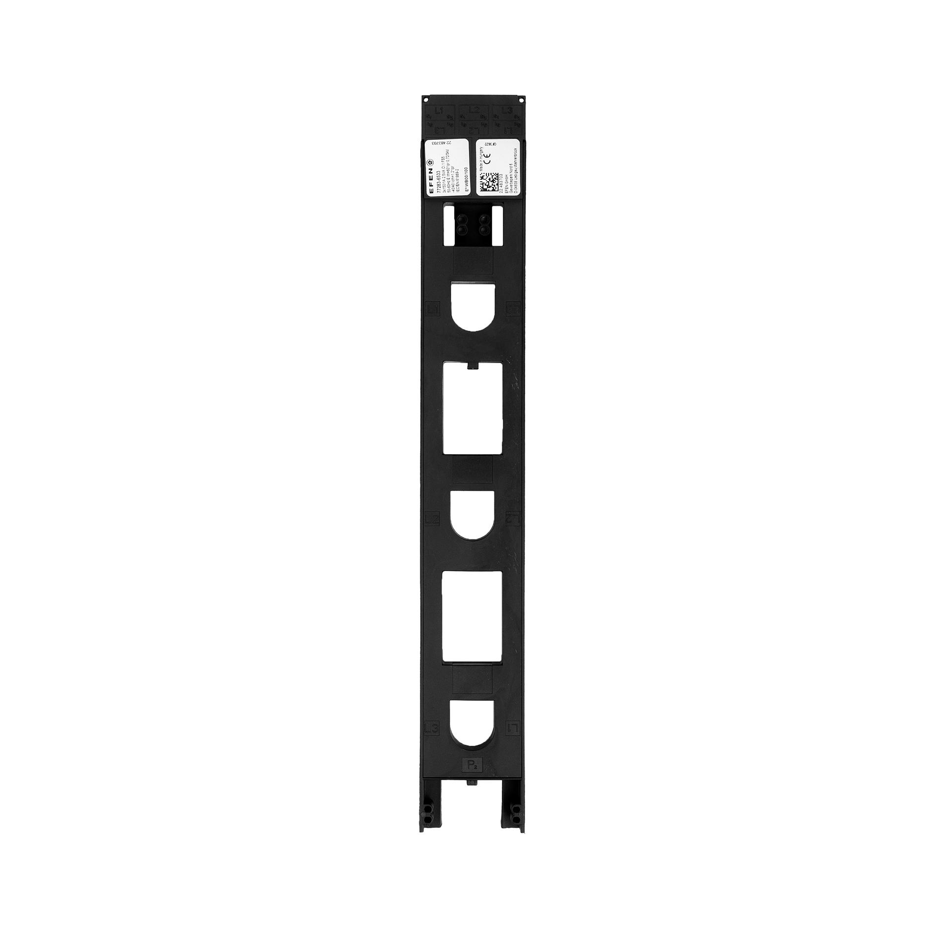 Transformateur d'intensité pour réglette sect. HPC (bloc), Gr.00/100, 150/1, 2.0VA, classe 0.5 Transformateur d'intensité pour réglette sect. HPC (bloc), Gr.00/100, 150/1, 2.0VA, classe 0.5