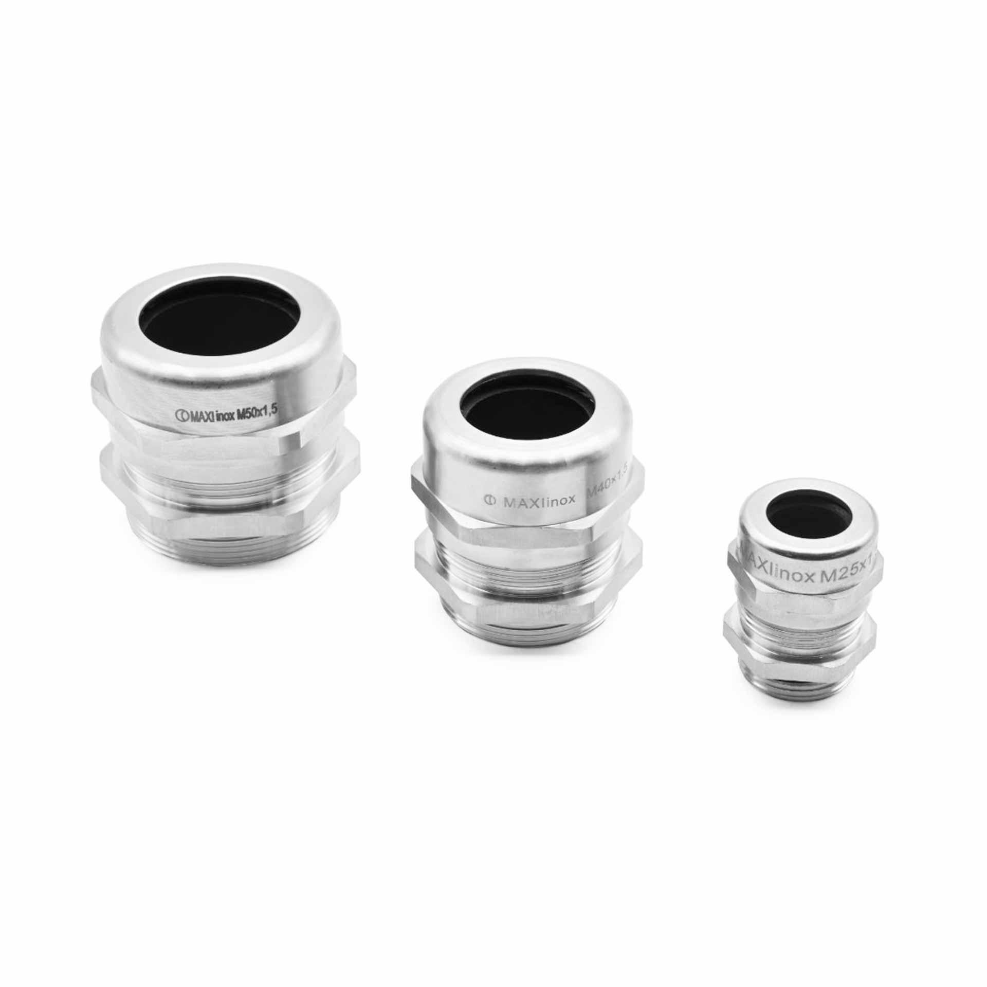 Presse-étoupe MaxInox M12, acier-inox V2A, Standard, GS: 3-7mm Presse-étoupe MaxInox M12, acier-inox V2A, Standard, GS: 3-7mm