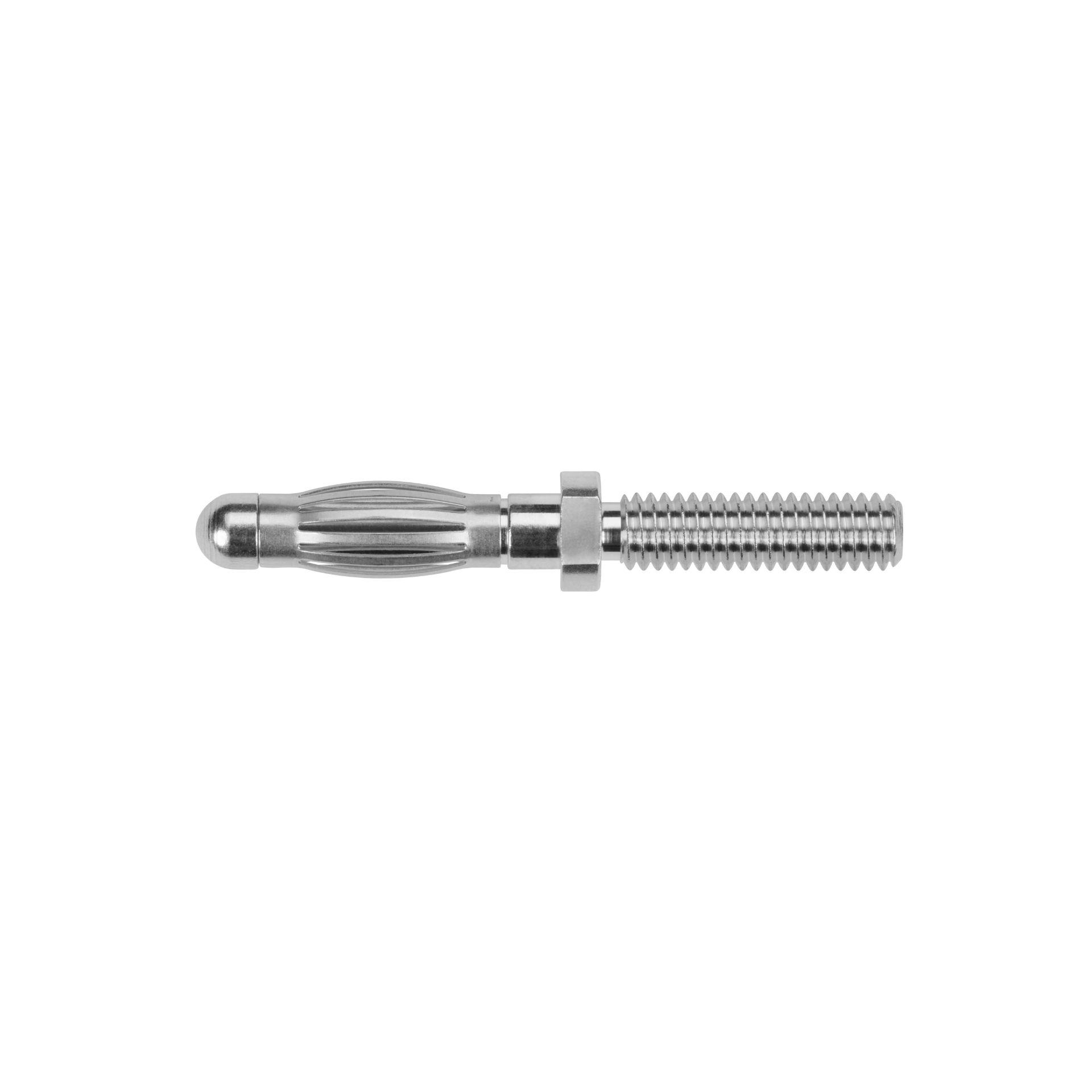 Tappo di montaggio con gabbia a molla ø 4 mm, filettatura M4 x 15 mm Tappo di montaggio con gabbia a molla ø 4 mm, filettatura M4 x 15 mm