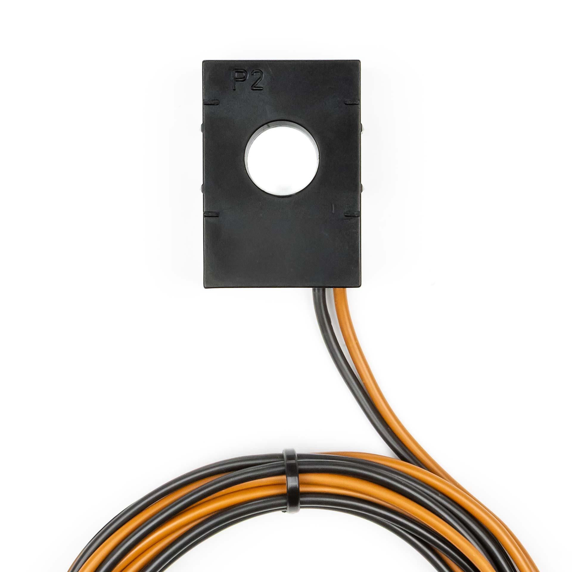 Trasformatore di corrente tubolare compatto (incapsulato) 400/5A, 2,5VA, classe 0,5s, con cavo da 3 metri (4mm2)