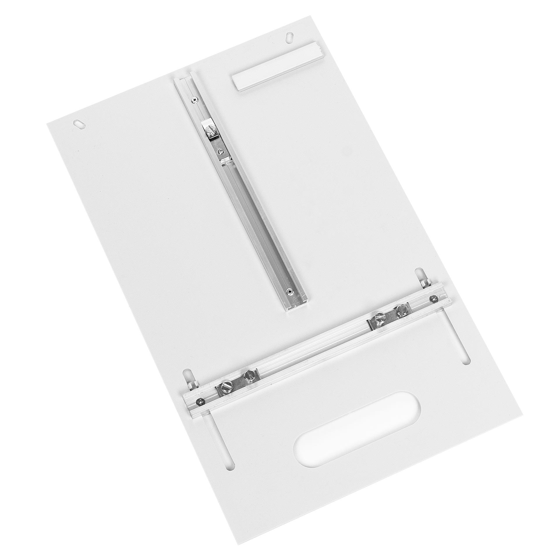 Plaque de compteur FMB, ovale & pointue, 80, Iroplaste sans halogène, 7035