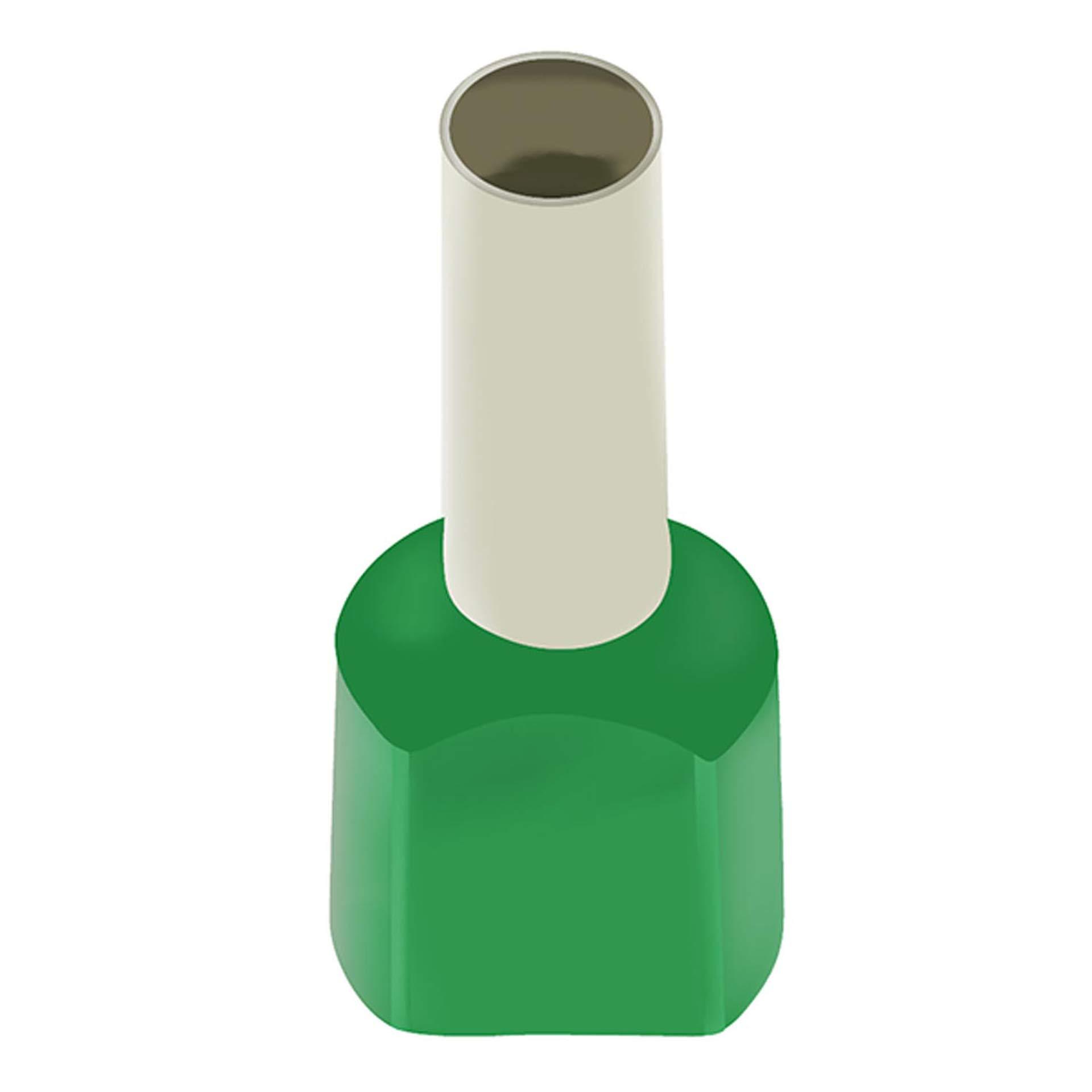 Embouts jumelés (WE) vert / 16mm² / 14mm Embouts jumelés (WE) vert / 16mm² / 14mm