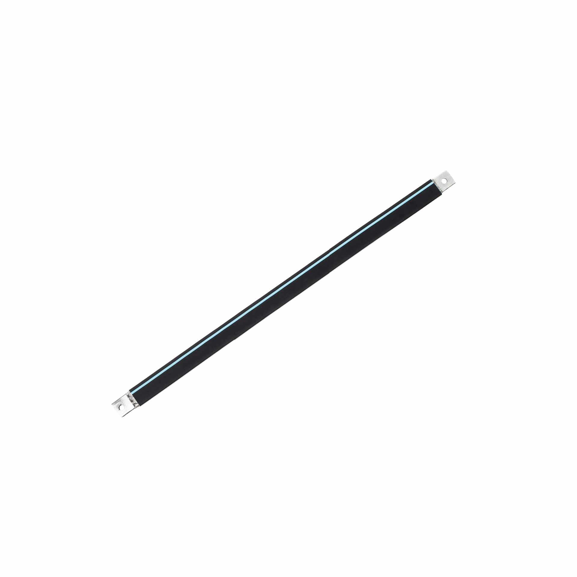 Capocorda isolato in treccia di rame stagnato L:630mm 120mm2, 400A, 2x M12, senza alogeni