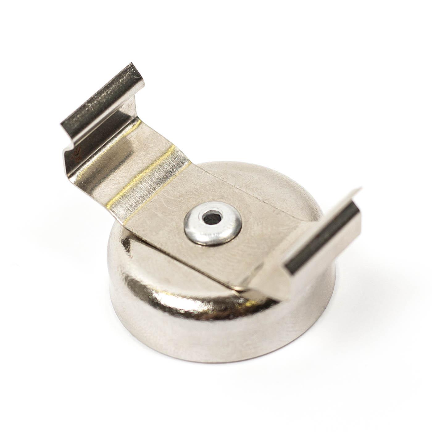 Magnet with clamp / holding force 4.0 kg, D=16mm