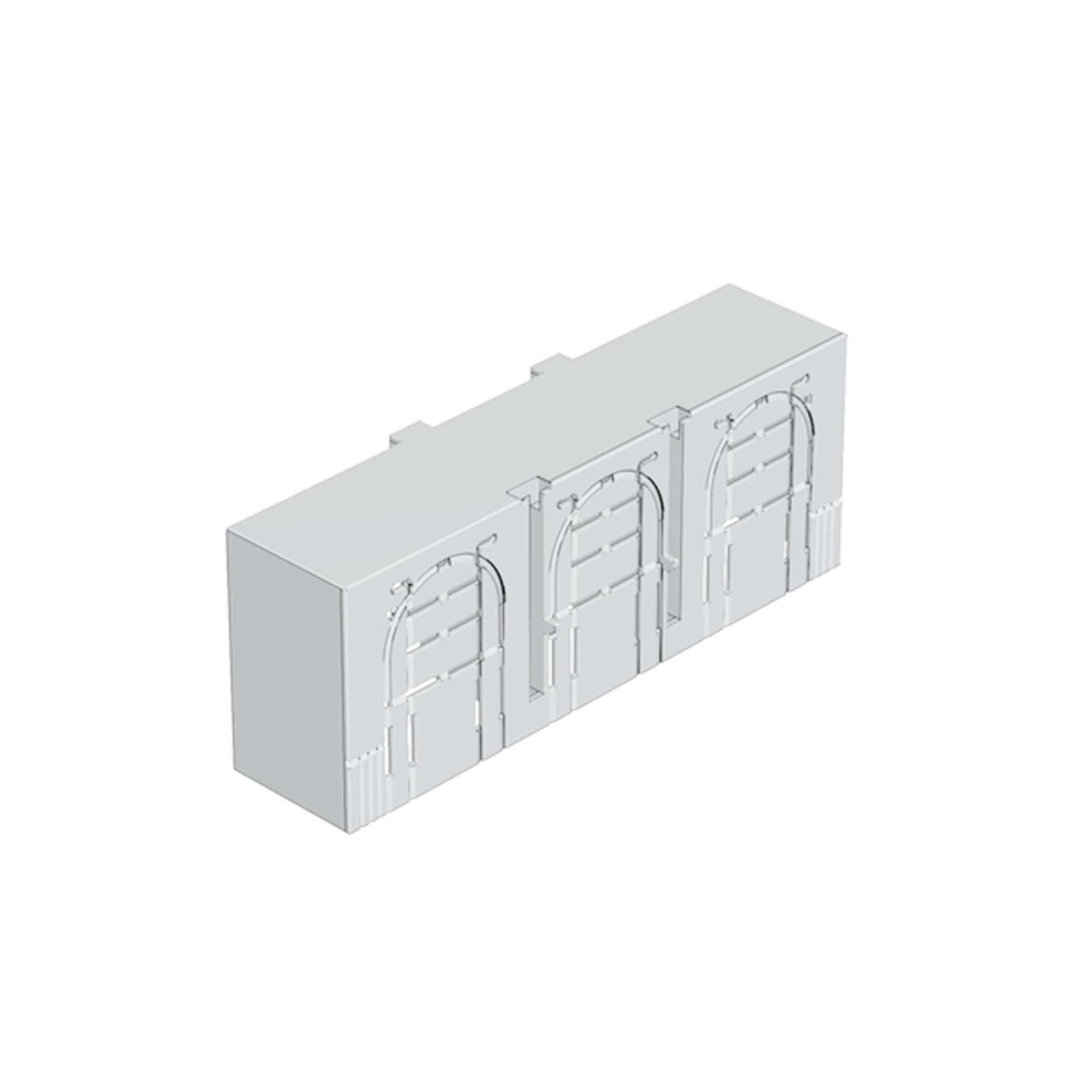 Anschlussraumabdeckung AA-KETO-3-3 VE2, für oben & unten, KETO/KVL Gr.3, 3P