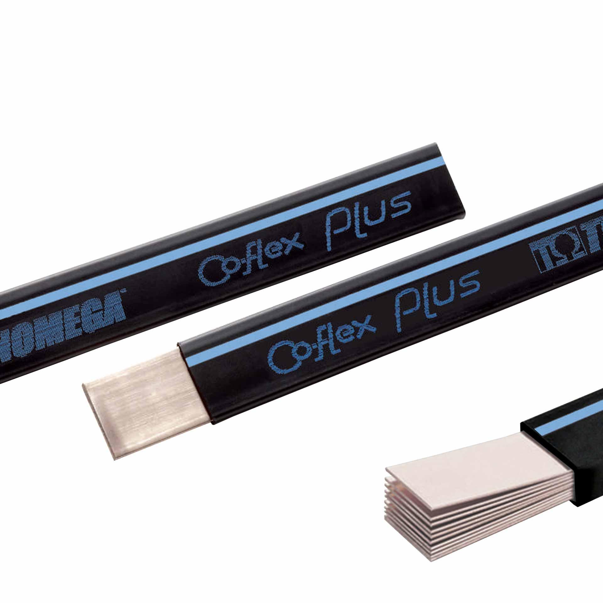 Insulated flat copper bars flexible, 12x100x1mm, halogen-free, 2m bar Insulated flat copper bars flexible, 12x100x1mm, halogen-free, 2m bar