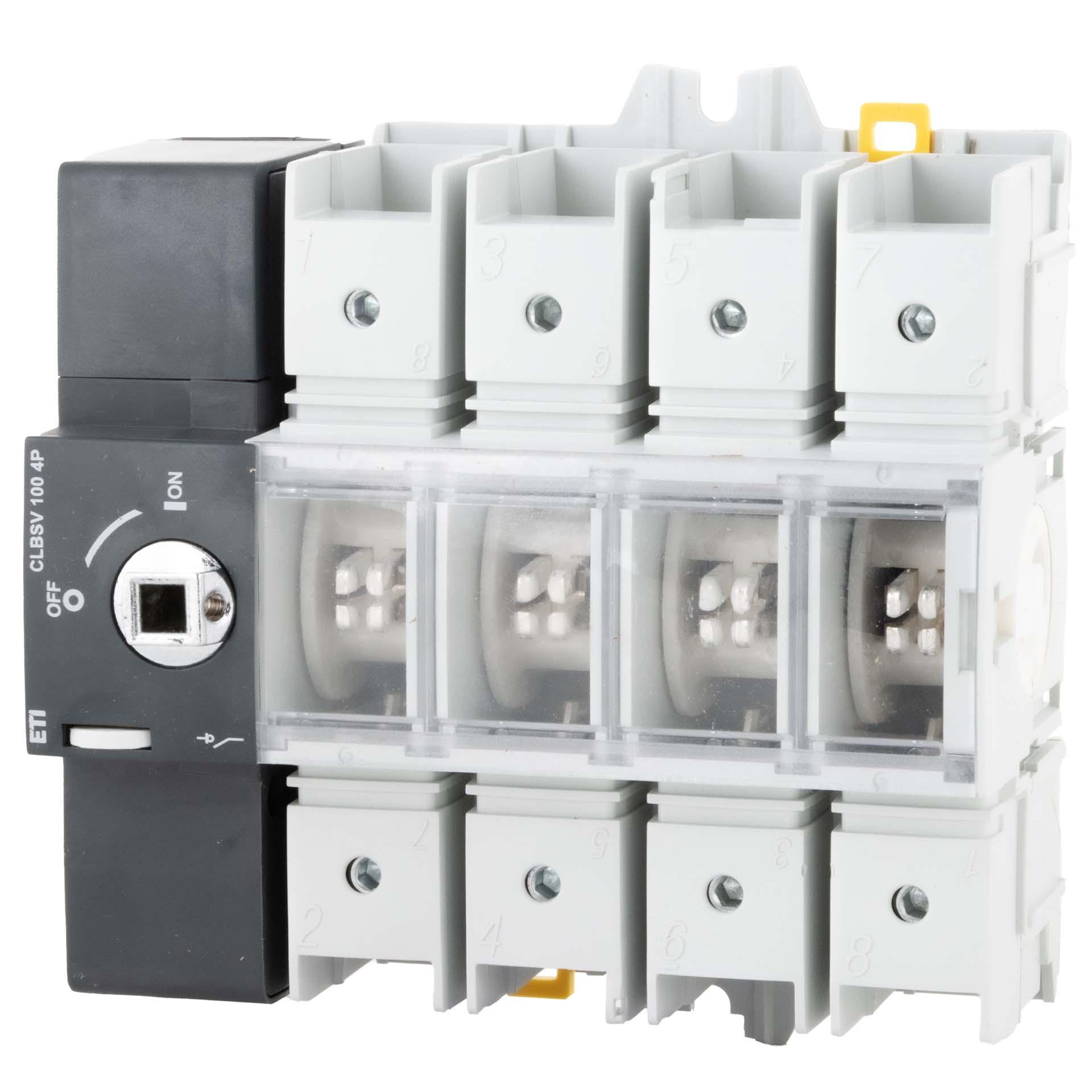 Switch-disconnector CLBSV 100A 4P without switching lever