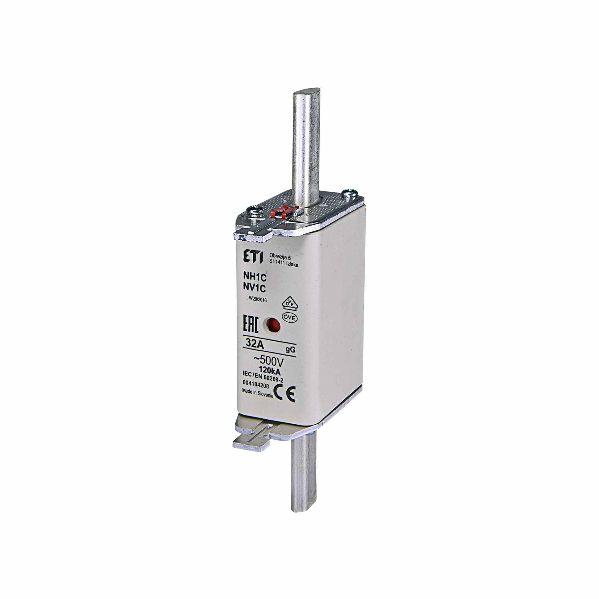 NH fuse size 1 32A, characteristic gL-gG 500V NH fuse size 1 32A, characteristic gL-gG 500V